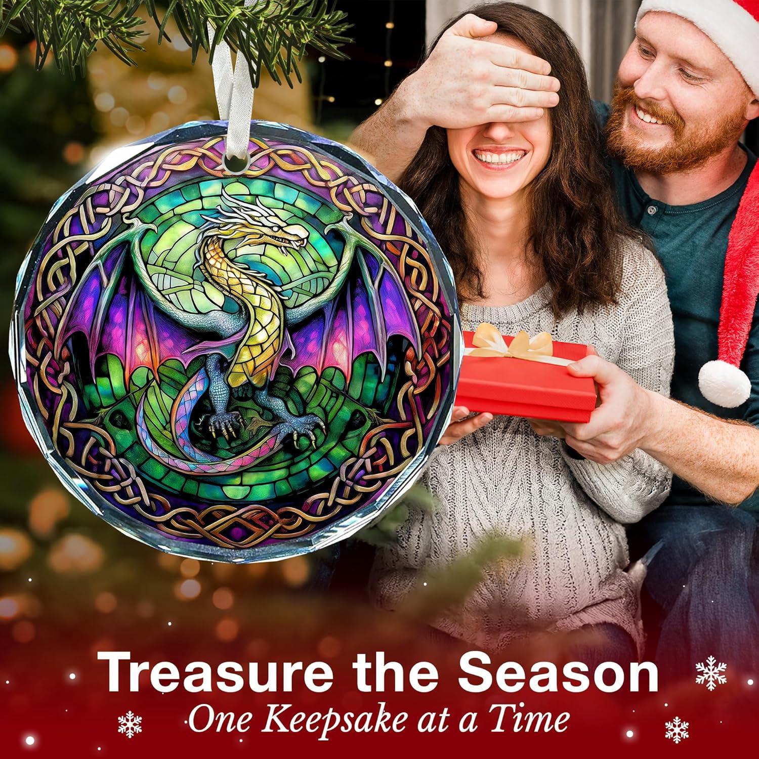 Adorno de Dragón Celta KOGIZO para Árbol de Navidad 8cm