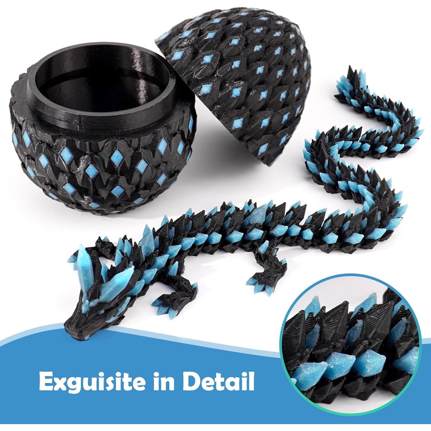 Dragón Brillante en 3D Waaaandefu con Huevo Coleccionable 2025