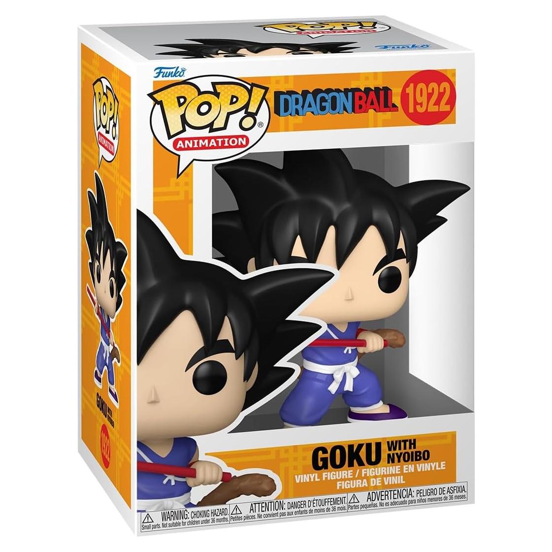 Figura de Vinilo Funko Pop! Dragon Ball Goku con Nyoibou 11.9cm