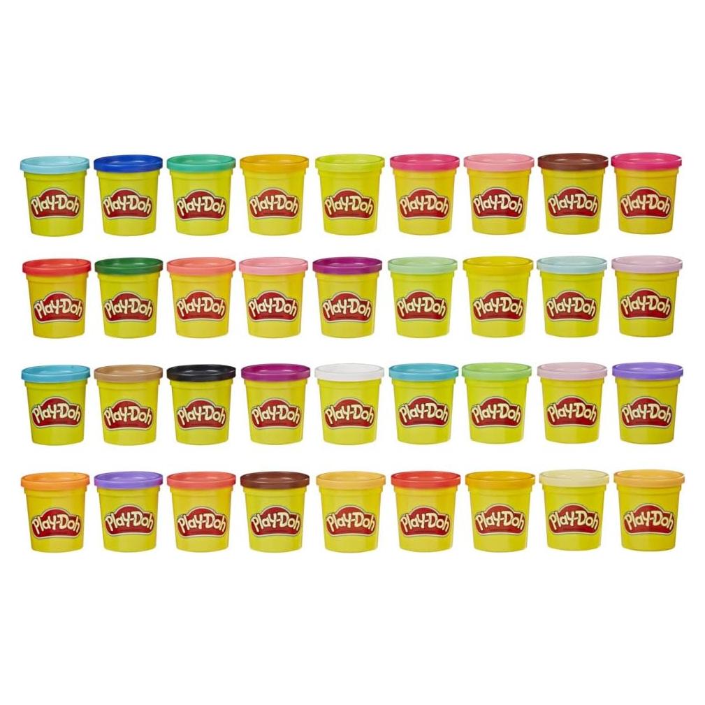 Play-Doh Paquete Mega de 36 Latas de 3 Onzas Multicolor
