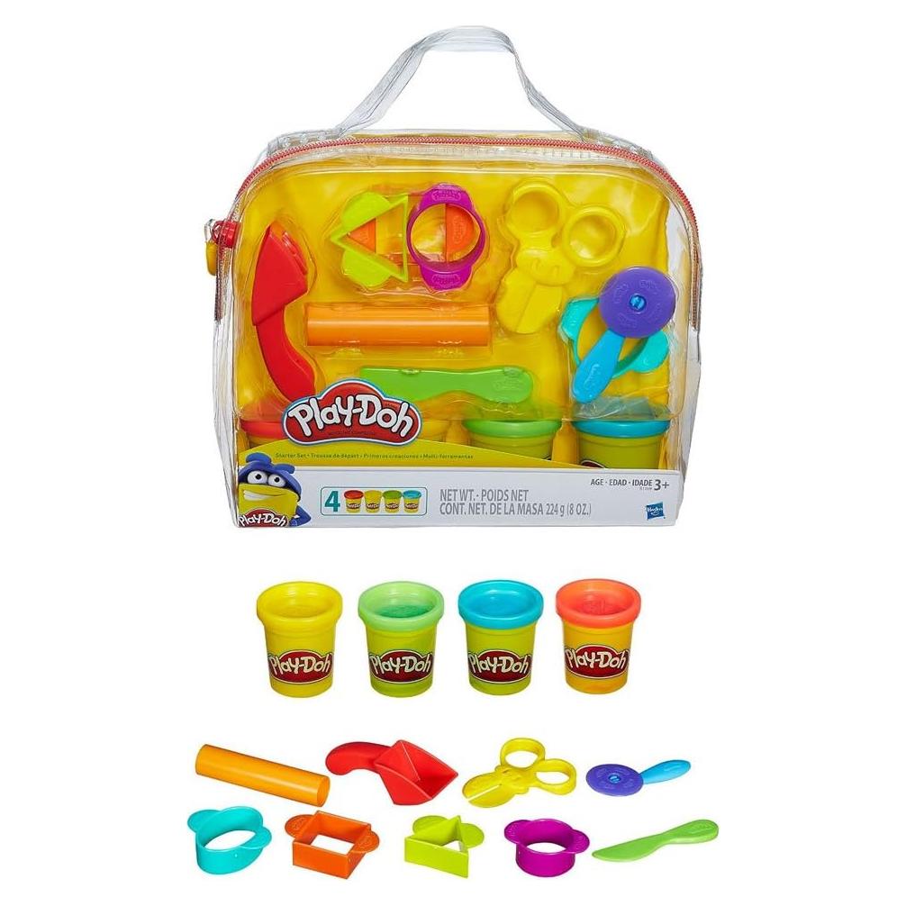 Juego de Inicio Play-Doh Hasbro con 9 Herramientas y 4 Colores