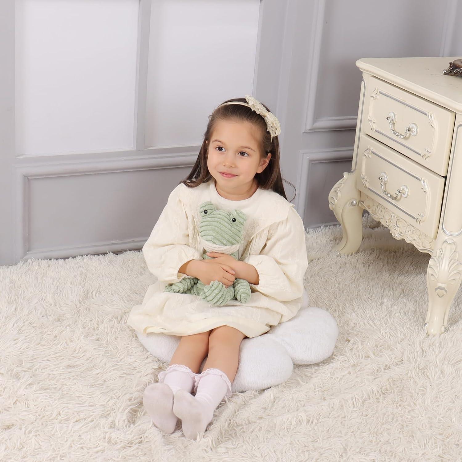 Rana de Peluche Apricot Lamb 22.86 cm Suave y Acogedora