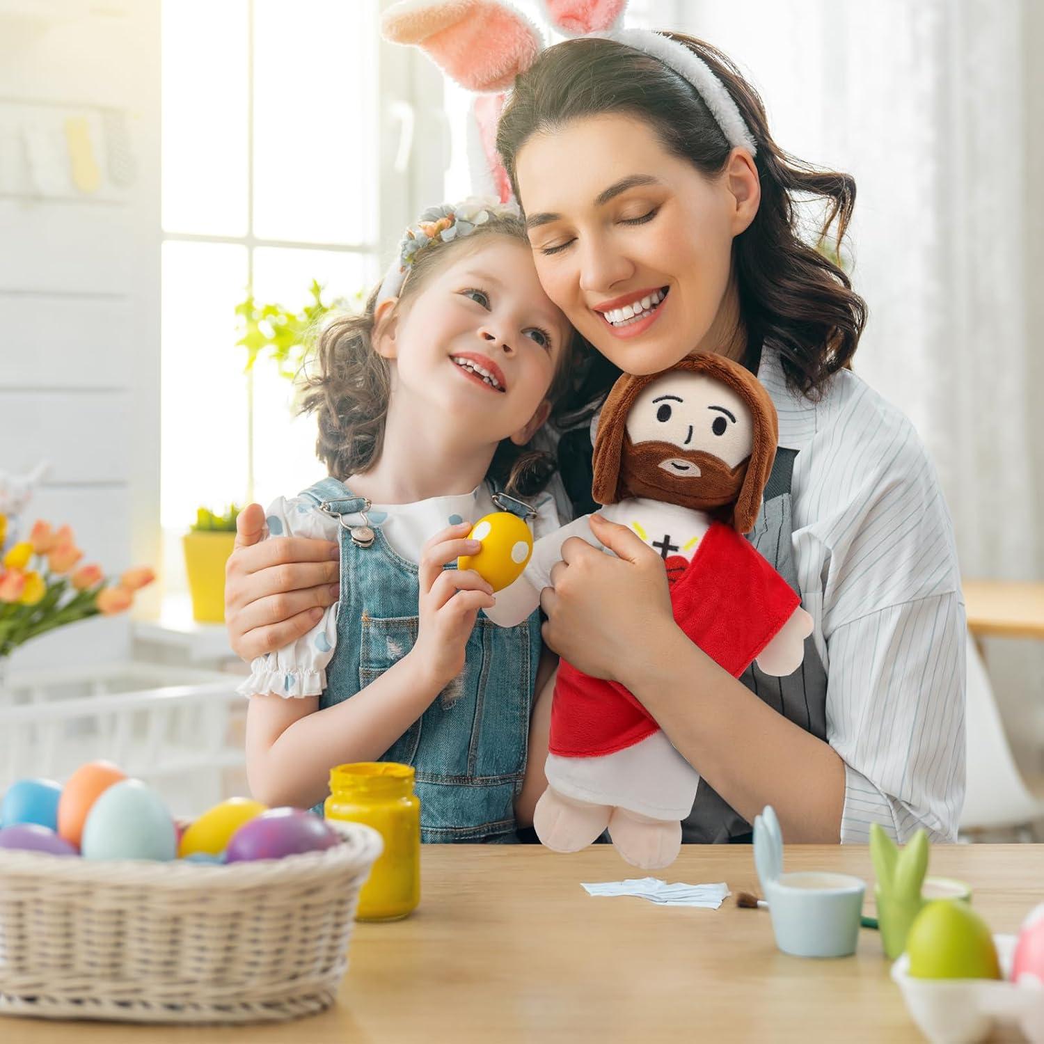 Muñeco de Peluche Jesús 33 cm Yelakey Regalo Religioso