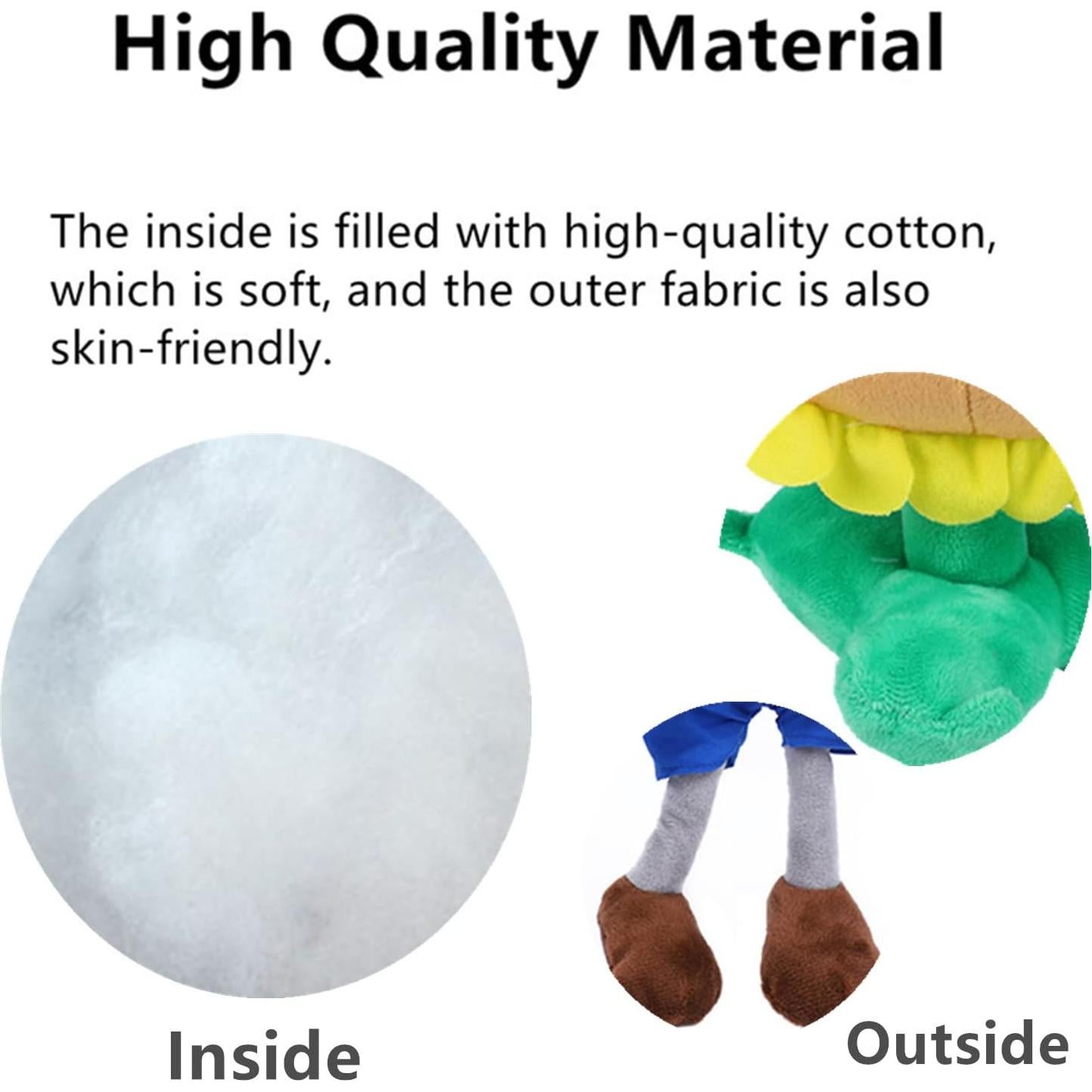 Muñecos de Peluche PVZ JHESAO 6 PCS Plantas y Zombies 16-20 cm