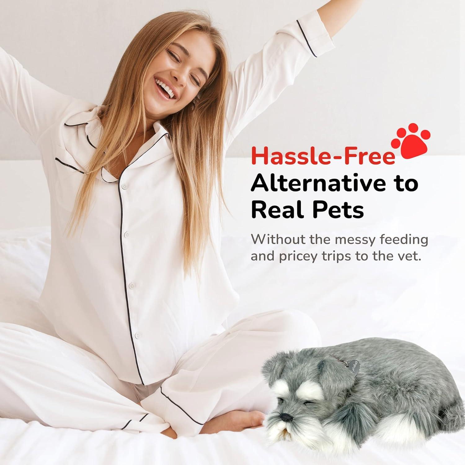 Juguete Interactivo de Peluche Schnauzer Original Petzzz 27.3 cm