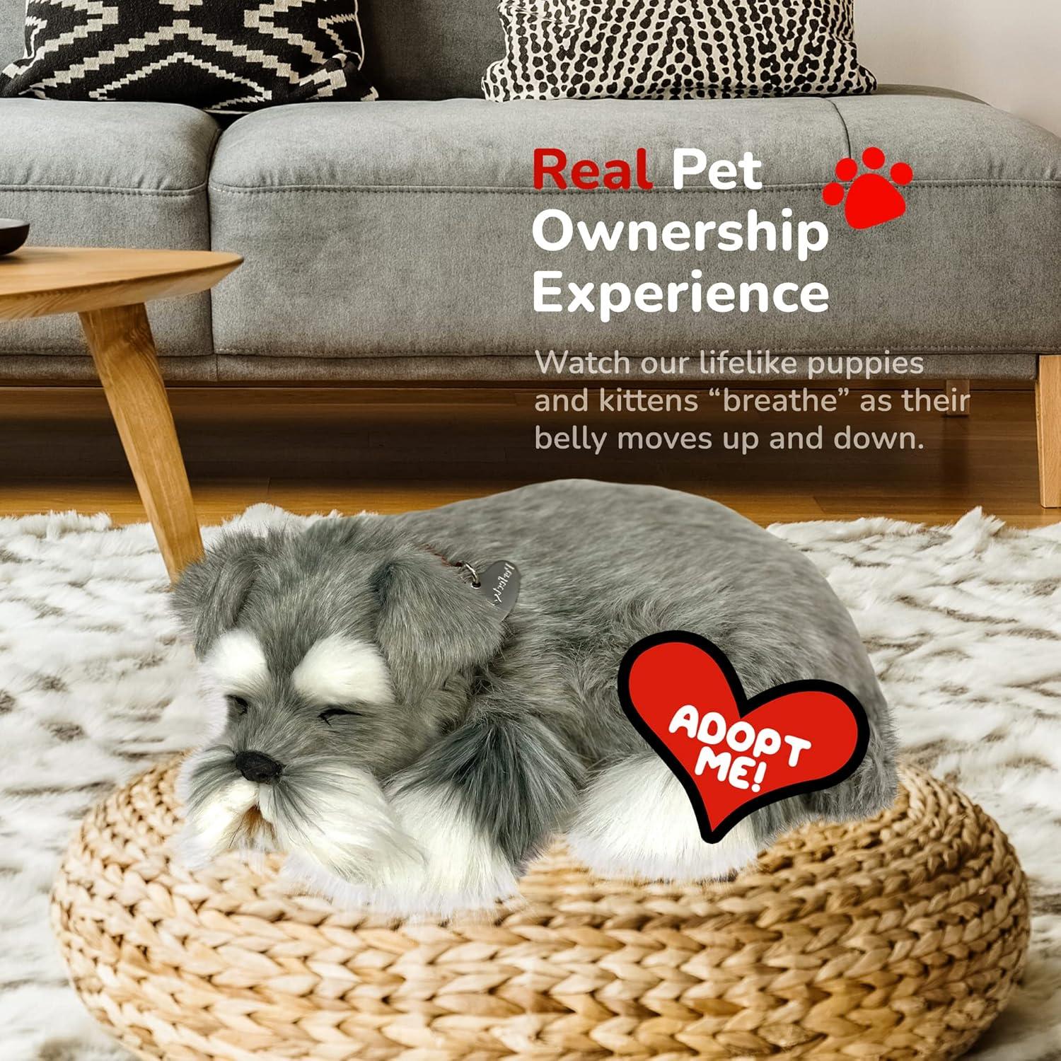 Juguete Interactivo de Peluche Schnauzer Original Petzzz 27.3 cm