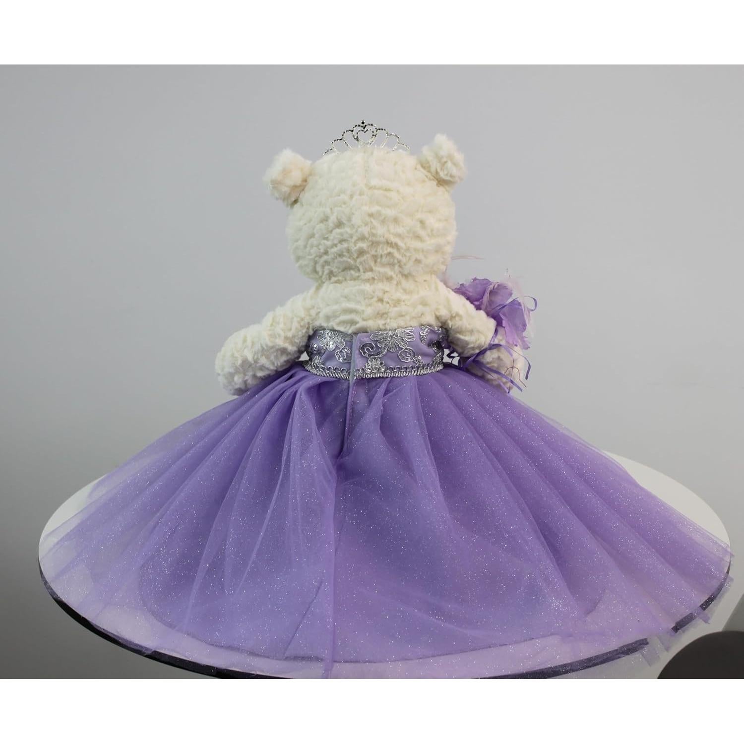Oso de Peluche 50.8 cm Quinceañera Kinnex con Vestido