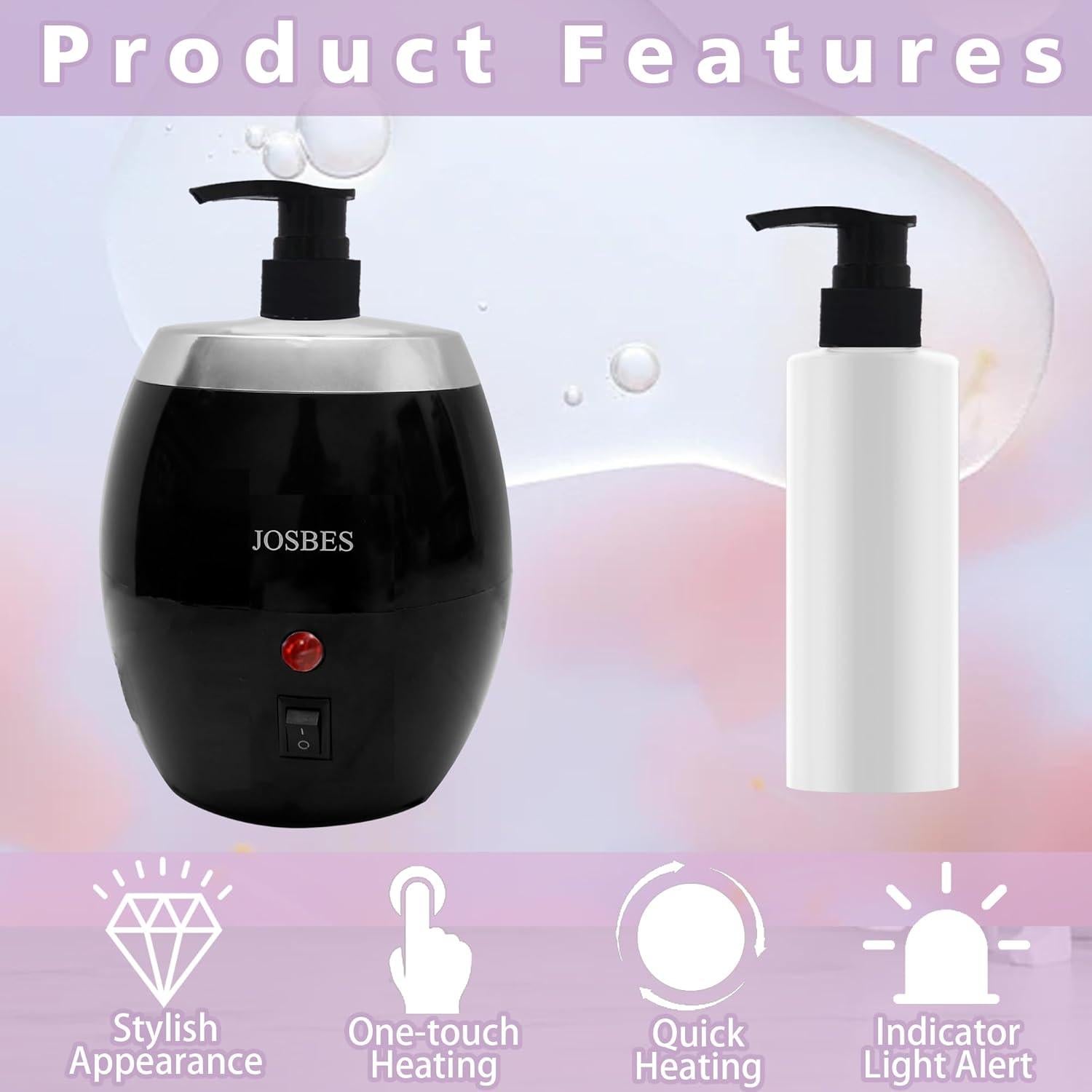 Calentador de Aceite de Masaje JOSBES MOW01-B 250ml Negro