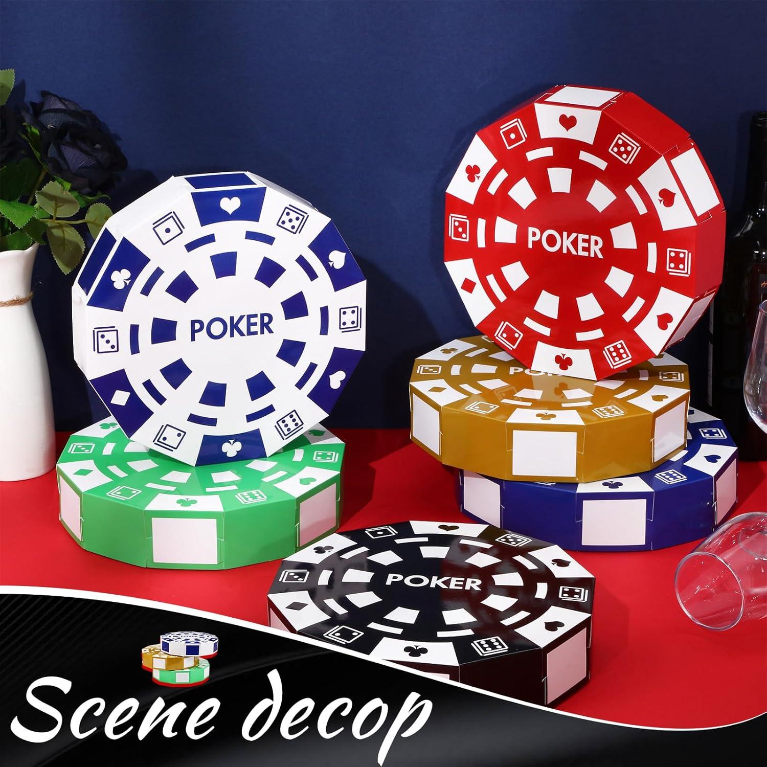 24 Cajas de Decoración de Fiesta Casino Silipull 22.86 cm