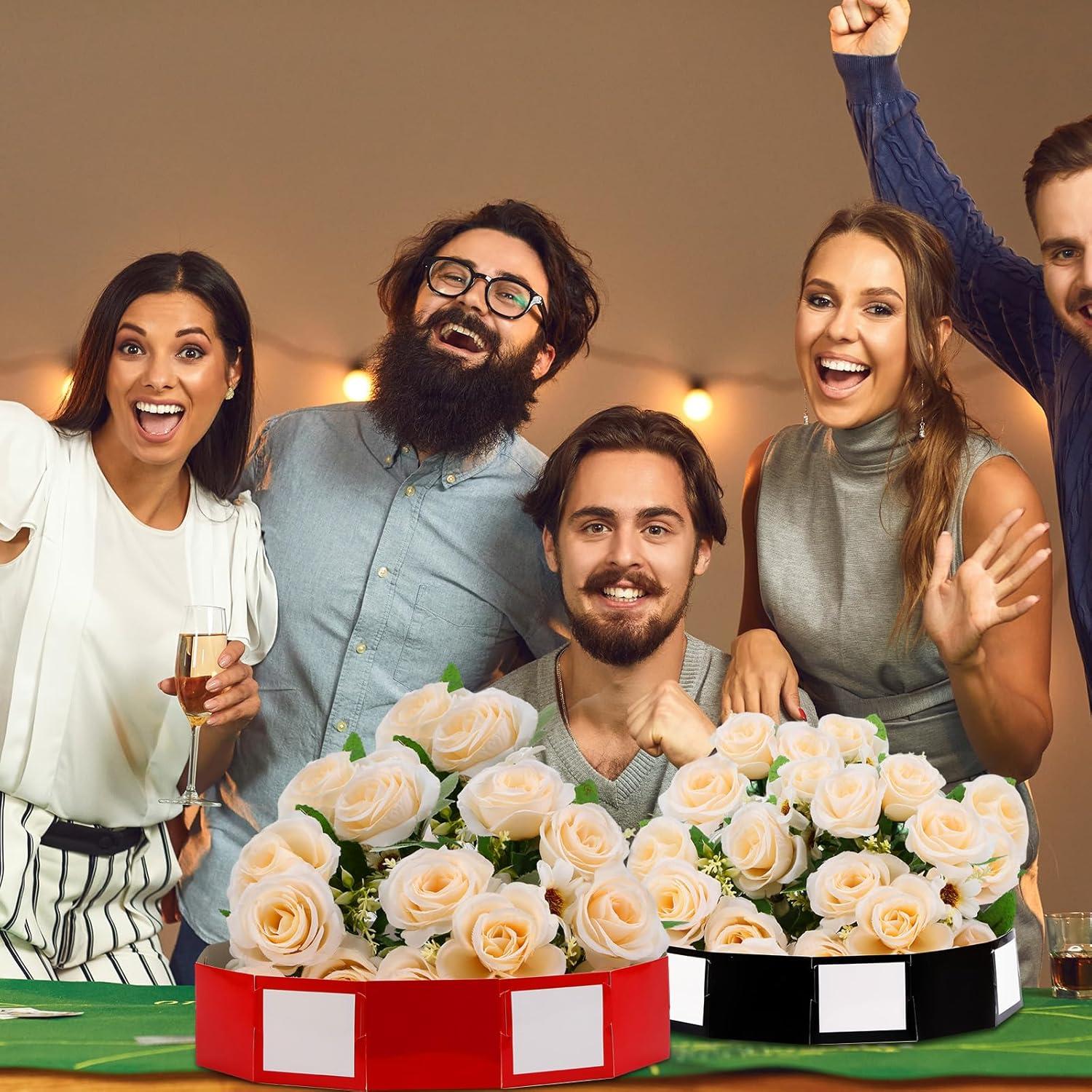 24 Cajas de Decoración de Fiesta Casino Silipull 22.86 cm