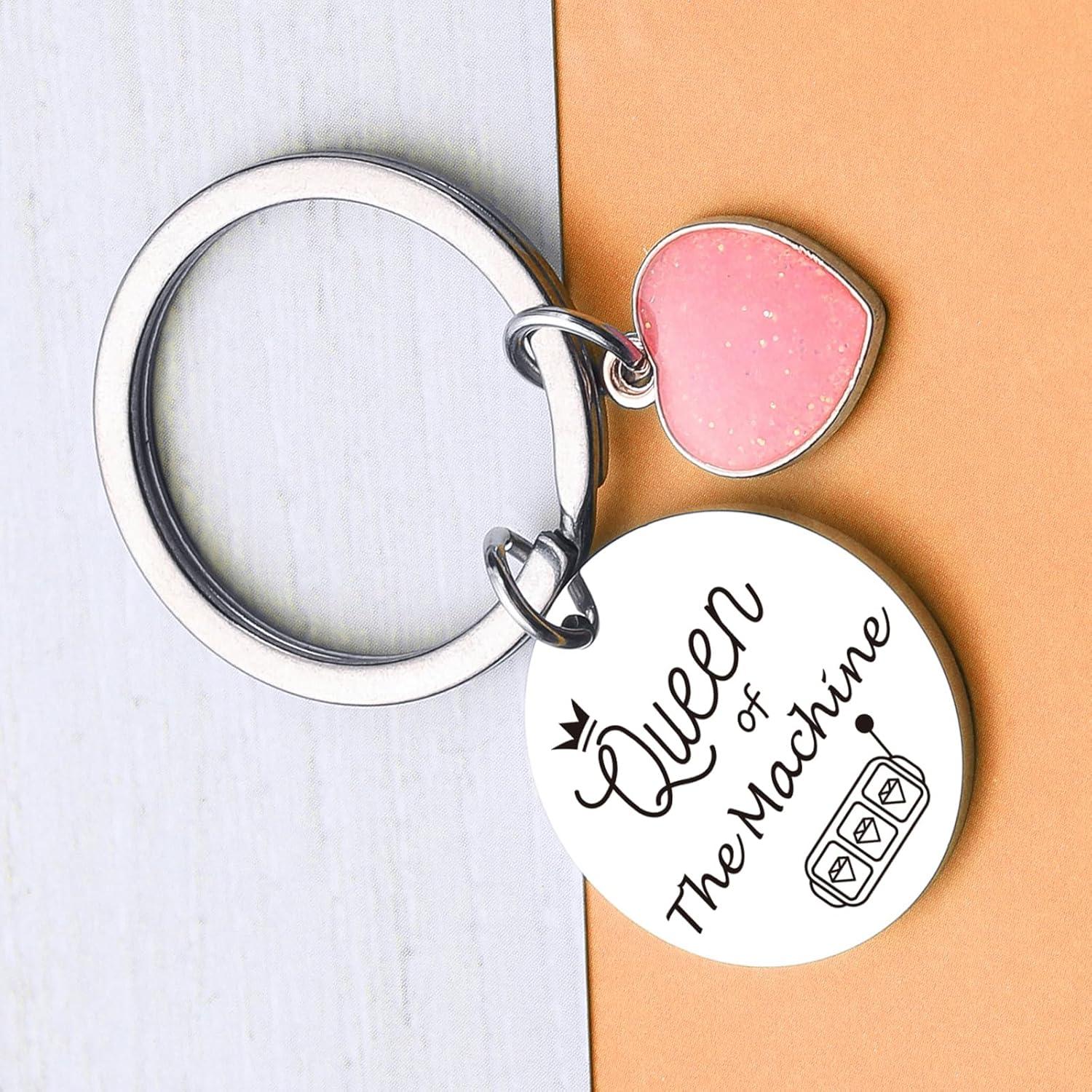 Llavero Inspirador ZNOSVEI Acero Inoxidable Amante del Casino