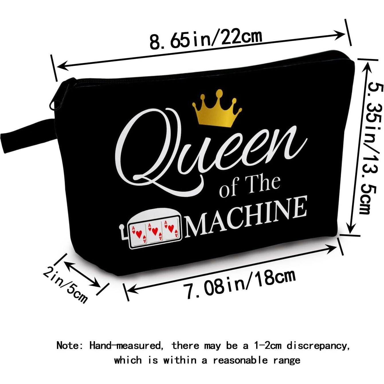 Bolsa de Maquillaje Máquina Tragamonedas Poliéster 22x13.5cm