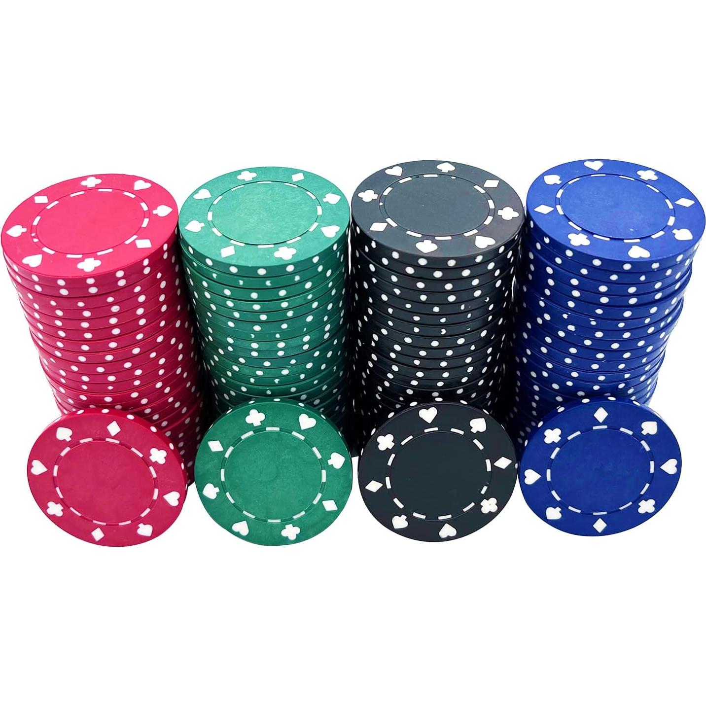 Fichas de Póker SEETOOOGAMES 100 Piezas 11.5g 40mm