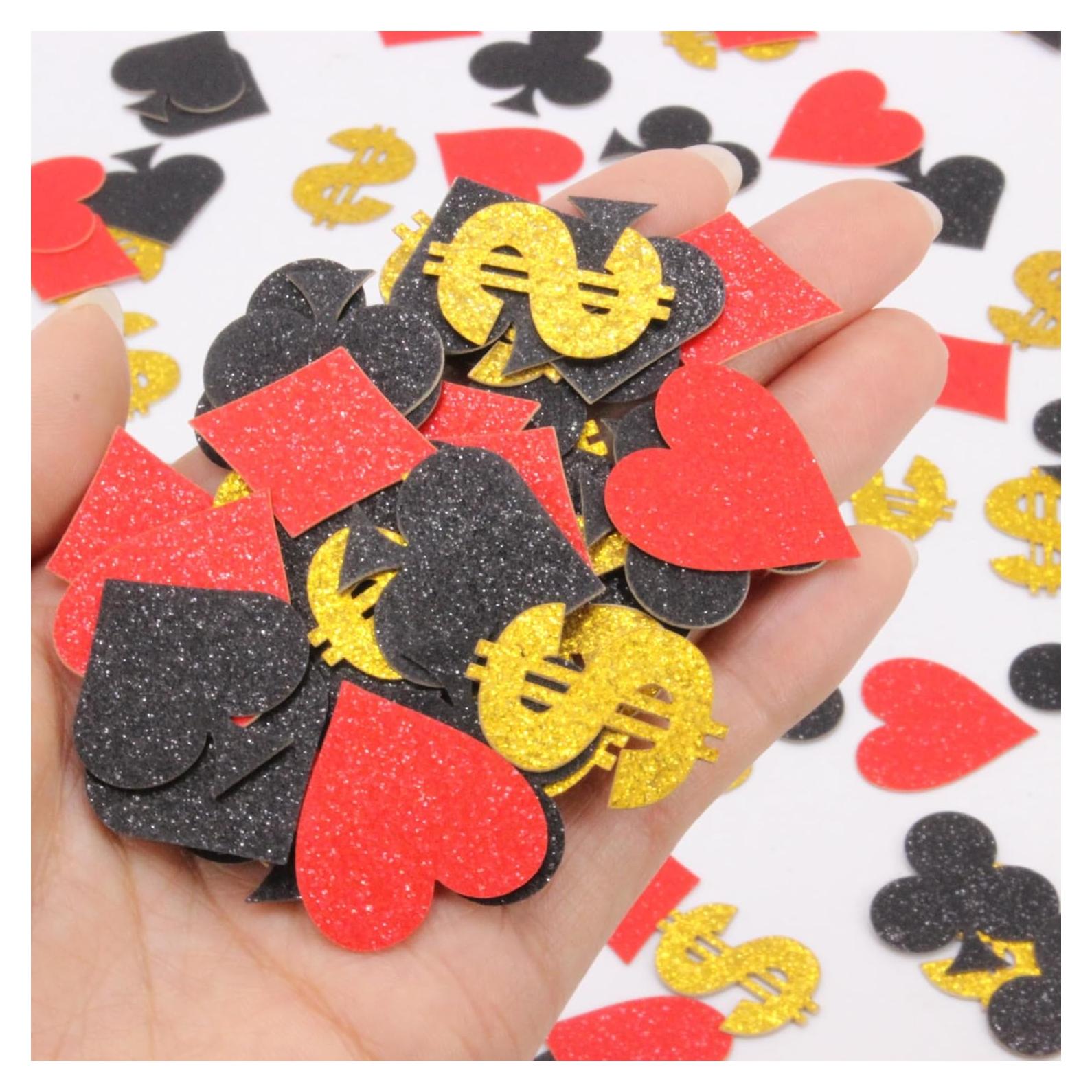 Confeti de Póker Brillante Blopee 170pcs para Decoración de Fiesta