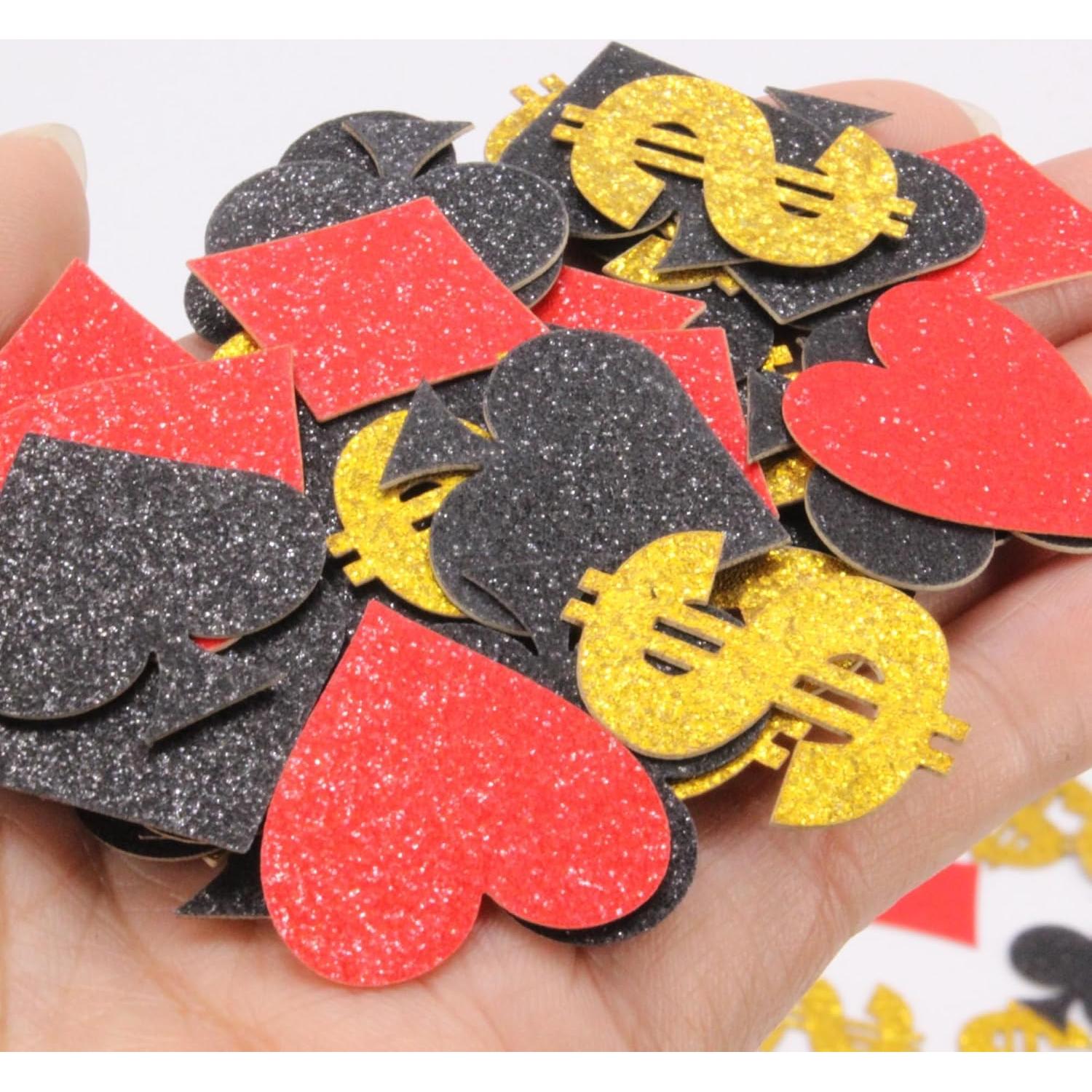 Confeti de Póker Brillante Blopee 170pcs para Decoración de Fiesta