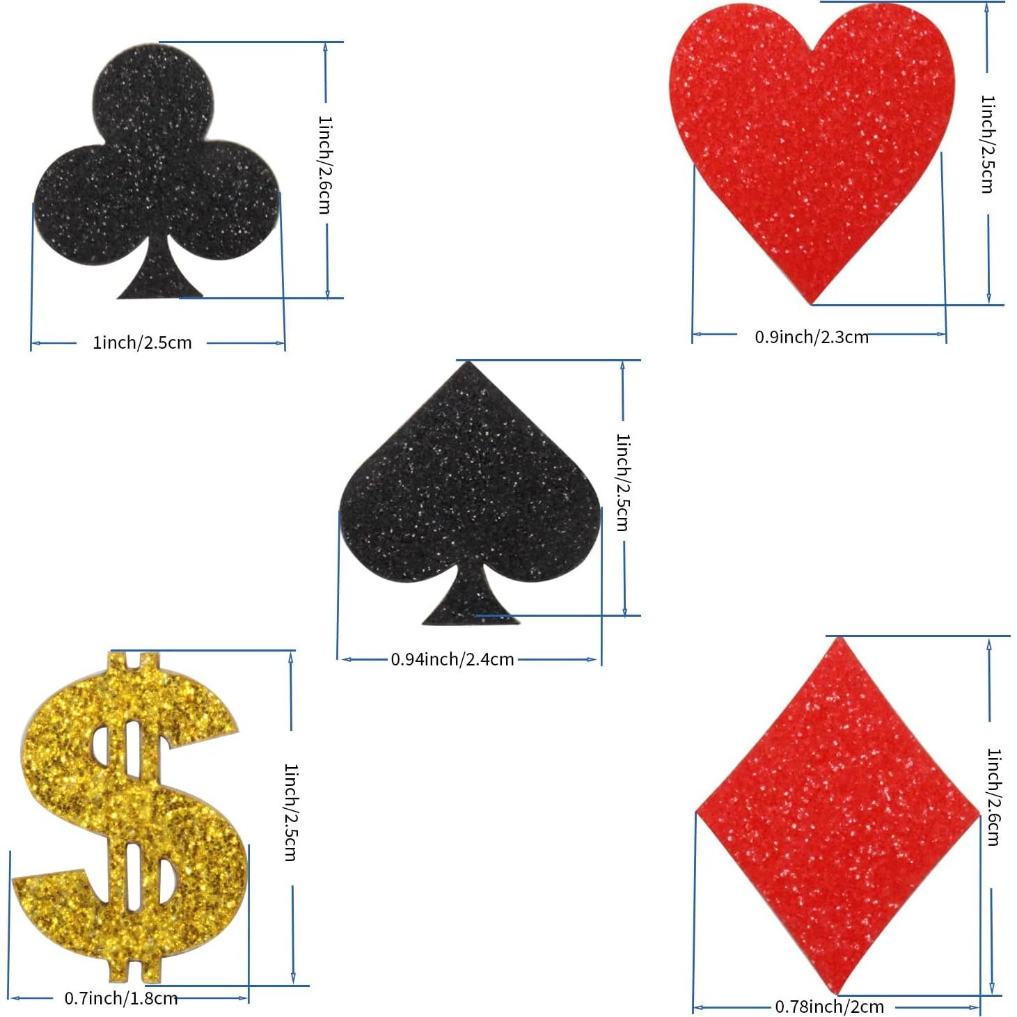 Confeti de Póker Brillante Blopee 170pcs para Decoración de Fiesta