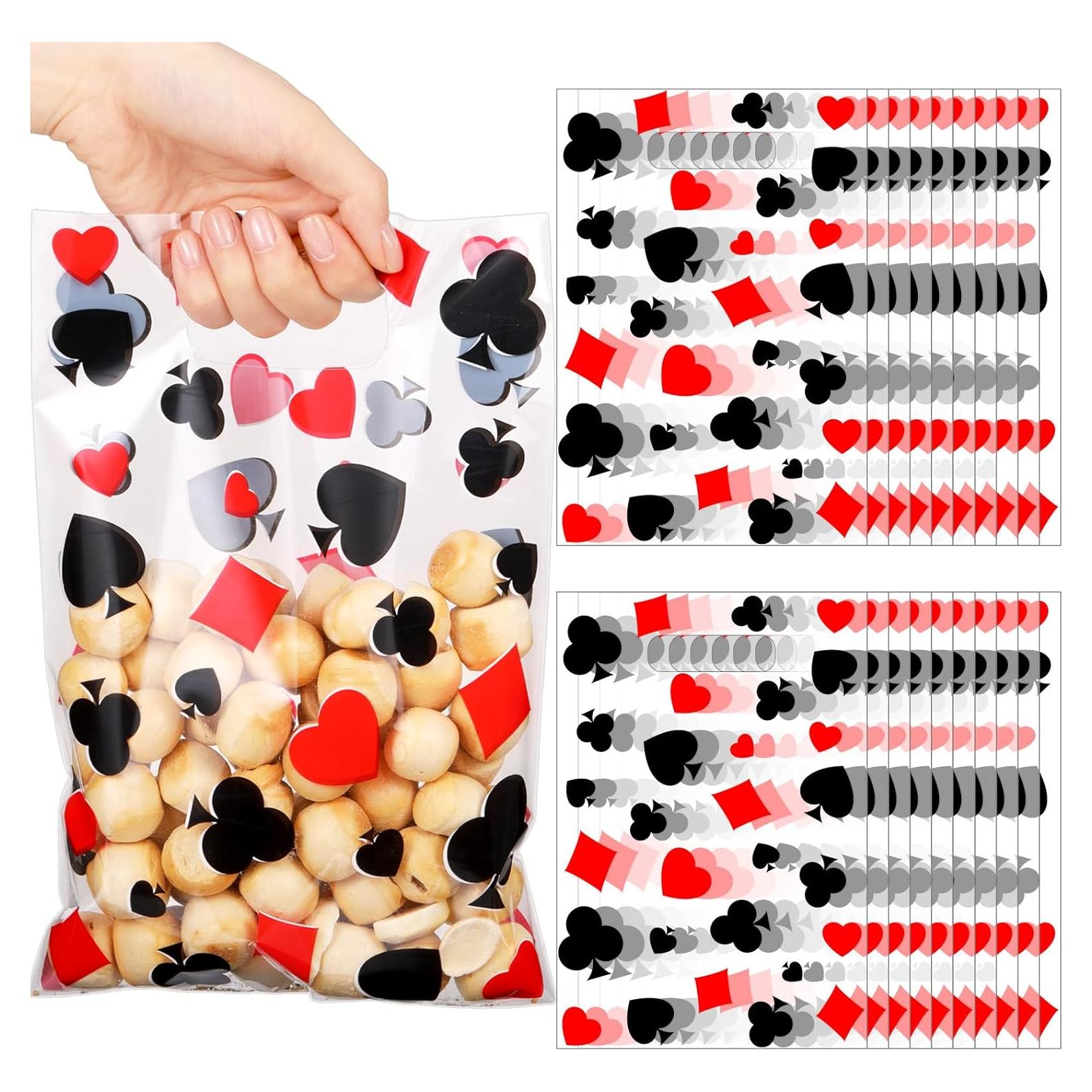 50 Bolsas de Regalo Temáticas de Casino Pajean 17x25cm