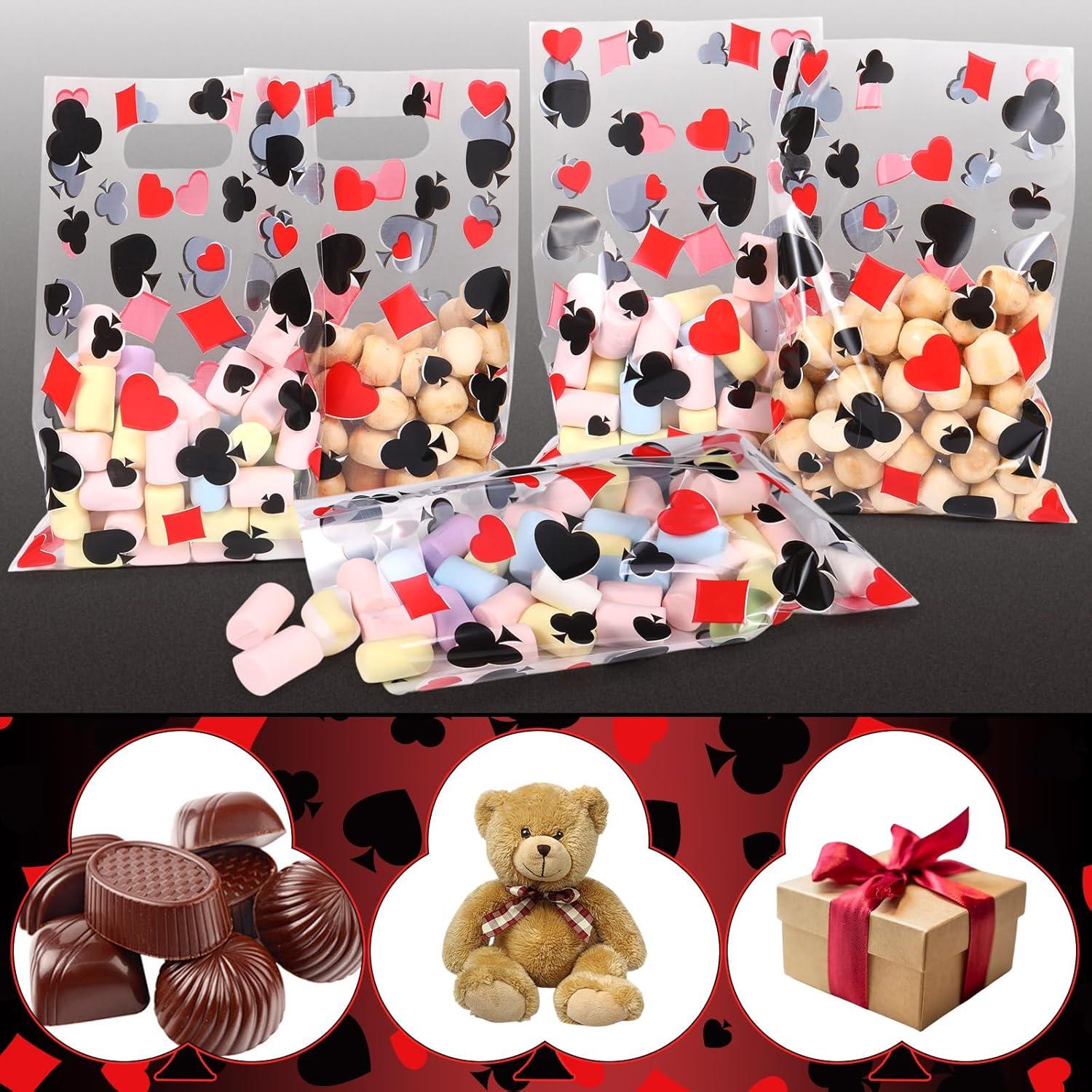 50 Bolsas de Regalo Temáticas de Casino Pajean 17x25cm