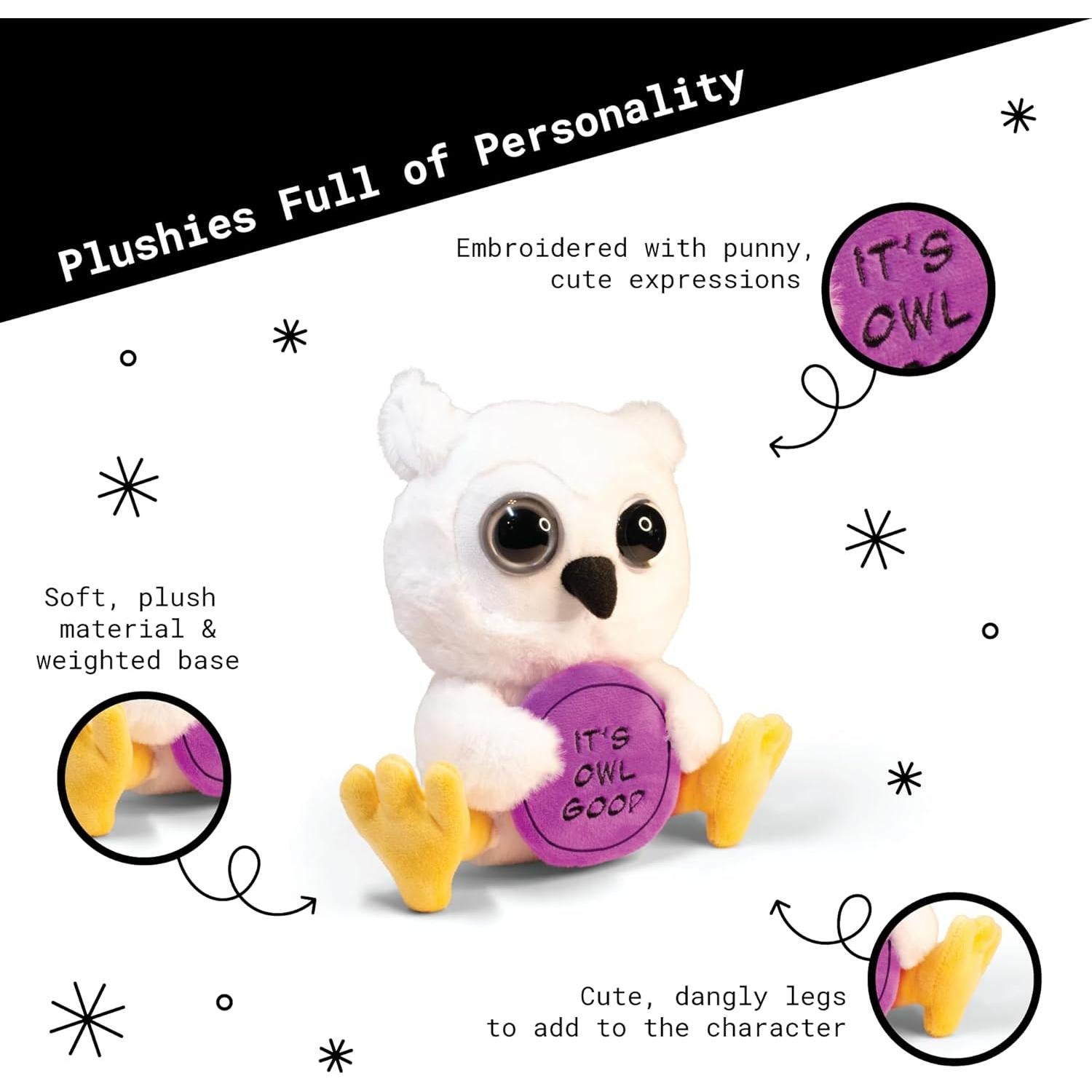 Peluche Punchkins Búho 20 cm - Regalo Divertido para Niños