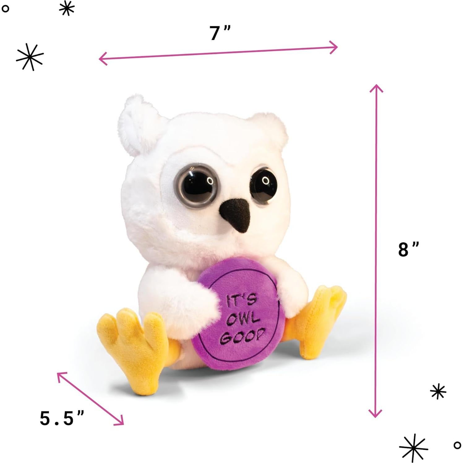 Peluche Punchkins Búho 20 cm - Regalo Divertido para Niños