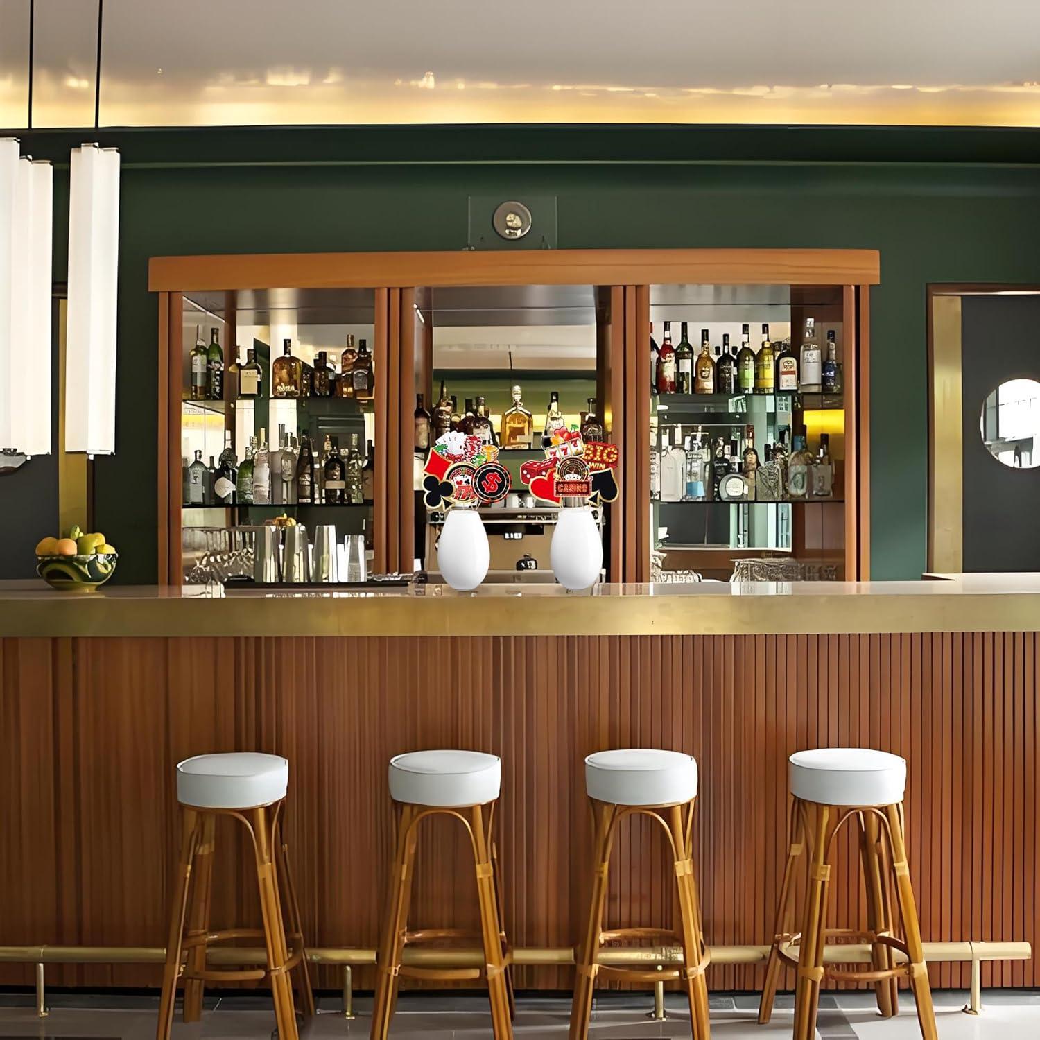 Set 12 Palos de Centro de Mesa Casino TYFGOOLCK Decoración