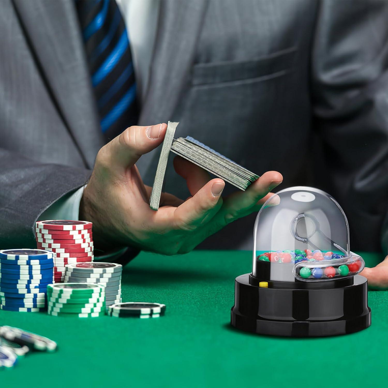 Máquina de Bingo Eléctrica Abaodam con 49 Bolas - Portátil