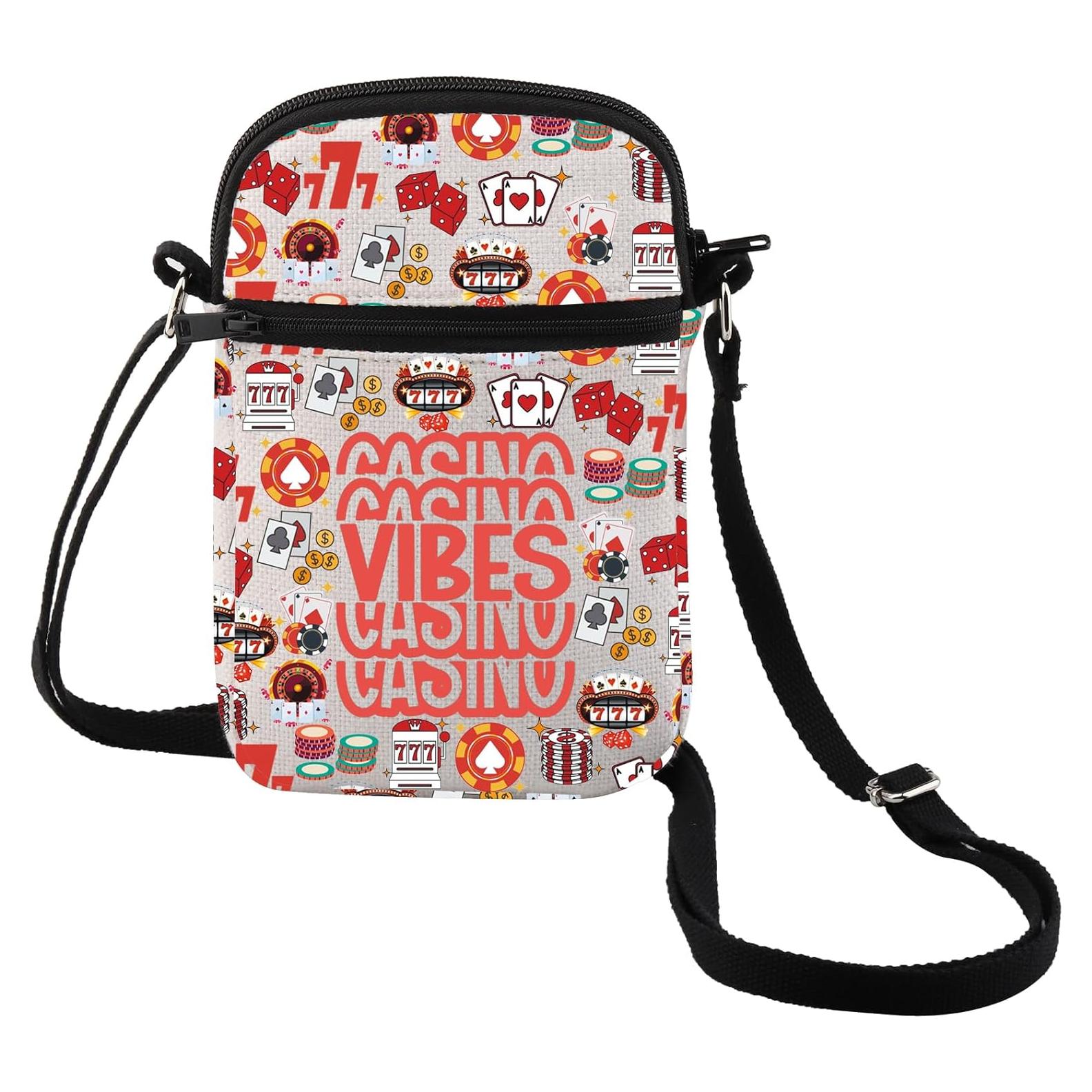 Bolsa Cruzada MEIKIUP Vibes Casino 14.8x21cm Regalo Original