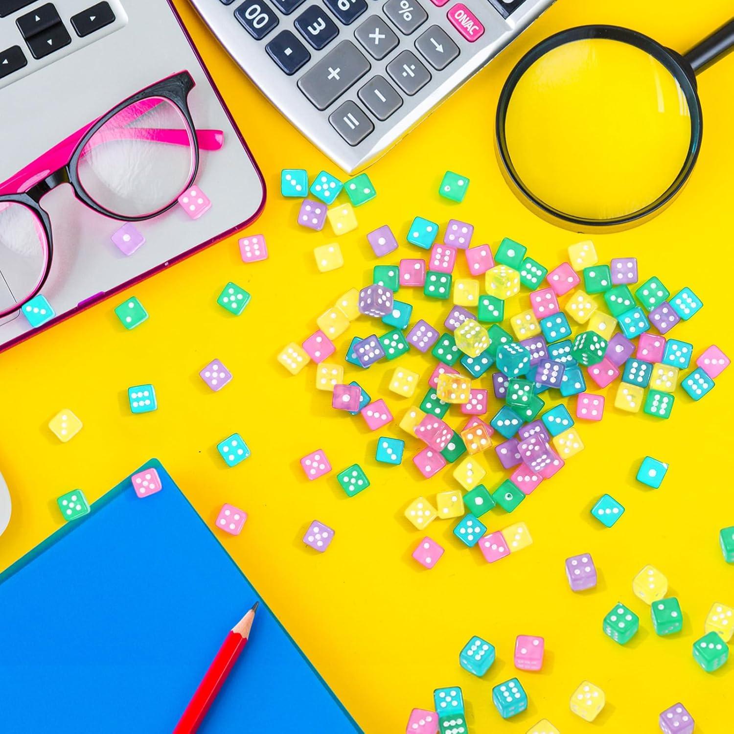 Juego de Dados Mini Poen 500 Piezas Multicolor 5mm