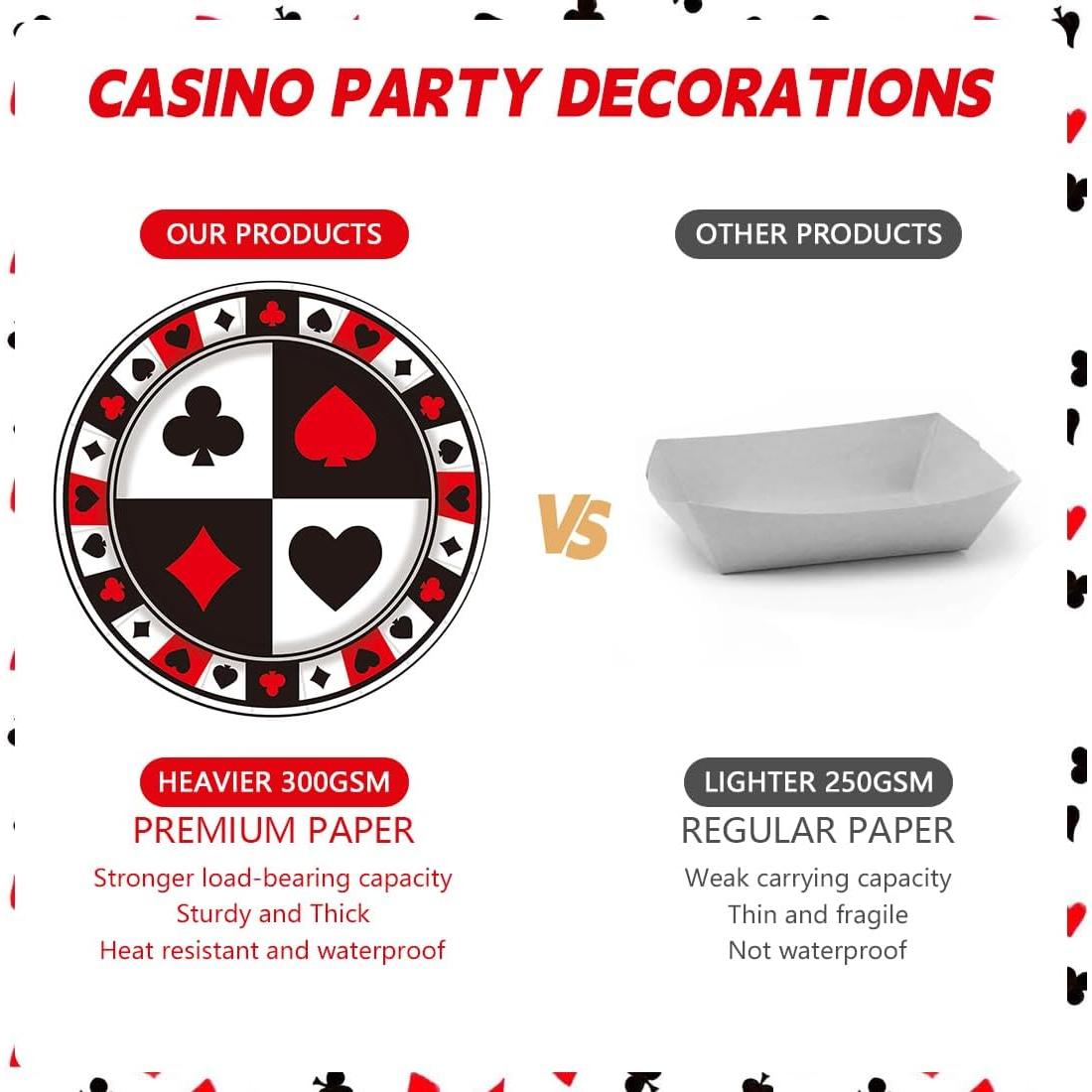 Juego de Decoraciones para Fiesta de Casino PartyHive - 141 Piezas