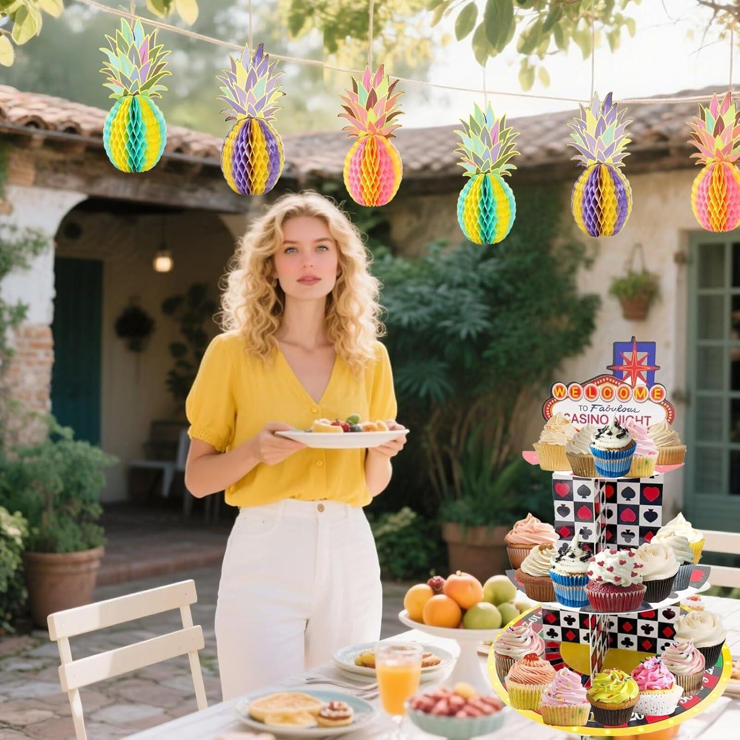 Soporte para Cupcakes de Cartón Pau1Hami1ton Las Vegas 3 Niveles