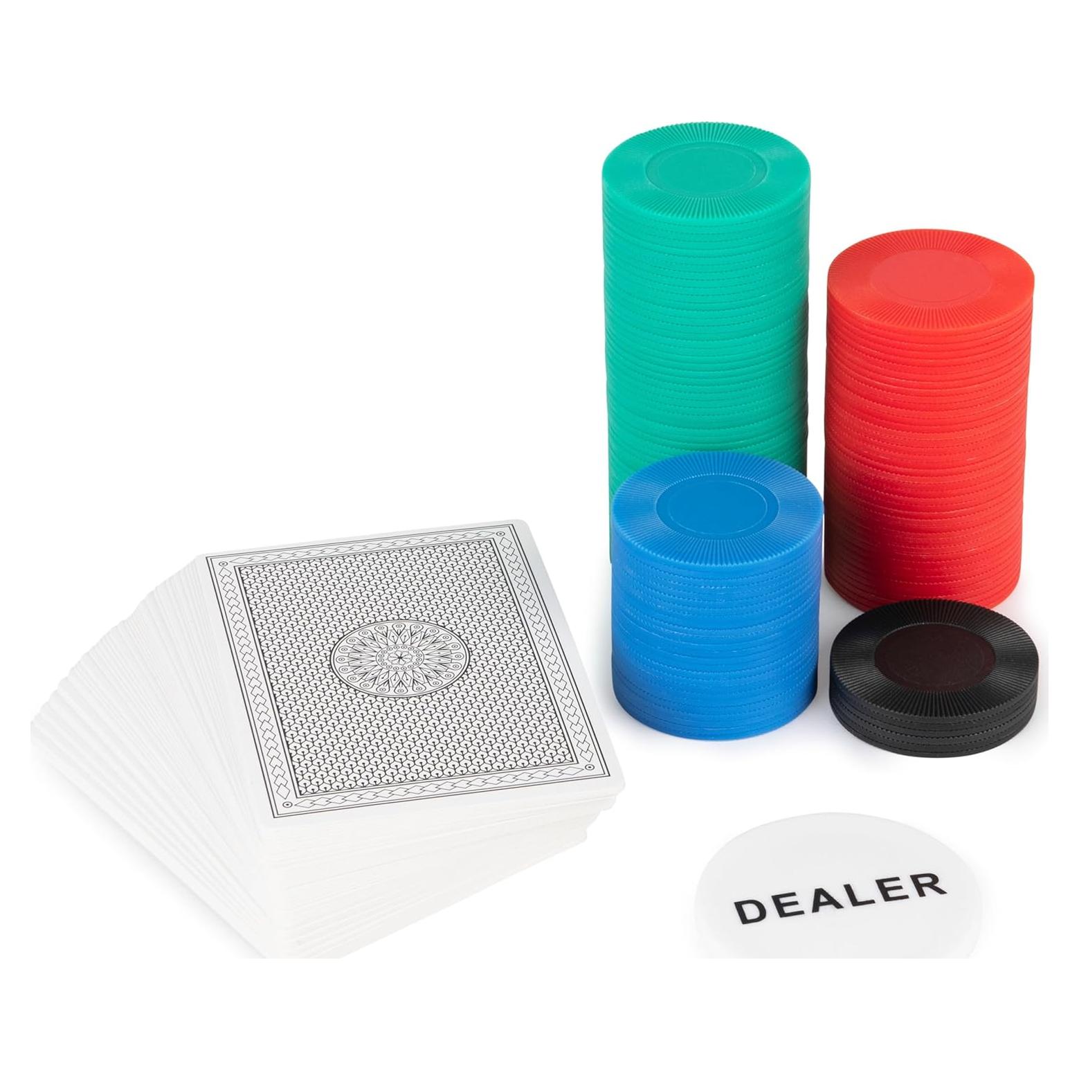 Set de Póker Spin Master 200 Fichas y Baraja Texas Hold 'Em