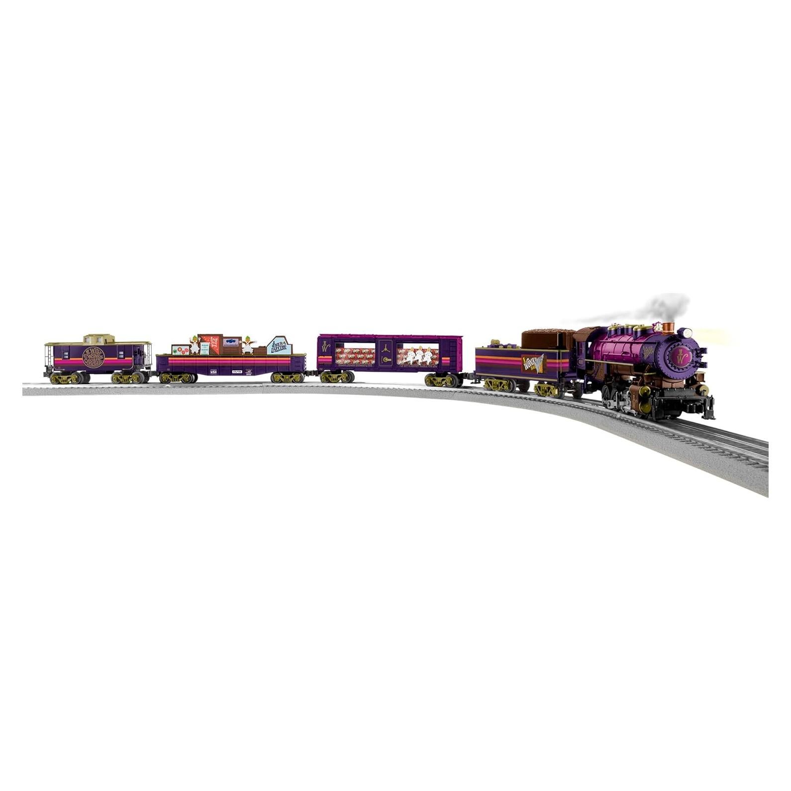 Juego de Trenes Eléctrico O Gauge Lionel Willy Wonka 5.0 Bluetooth