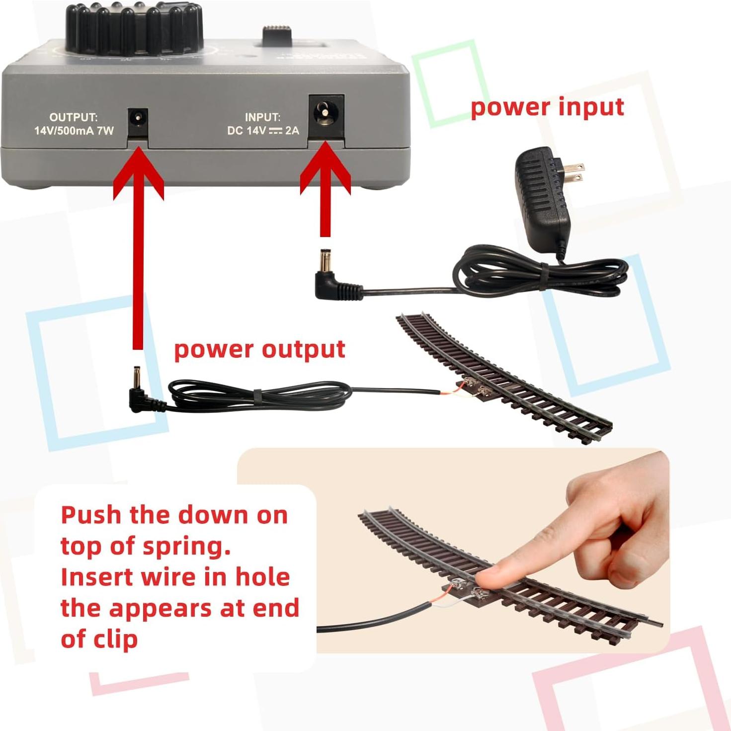 Conjunto de trenes eléctricos HO HRZPACT locomotora negra control remoto