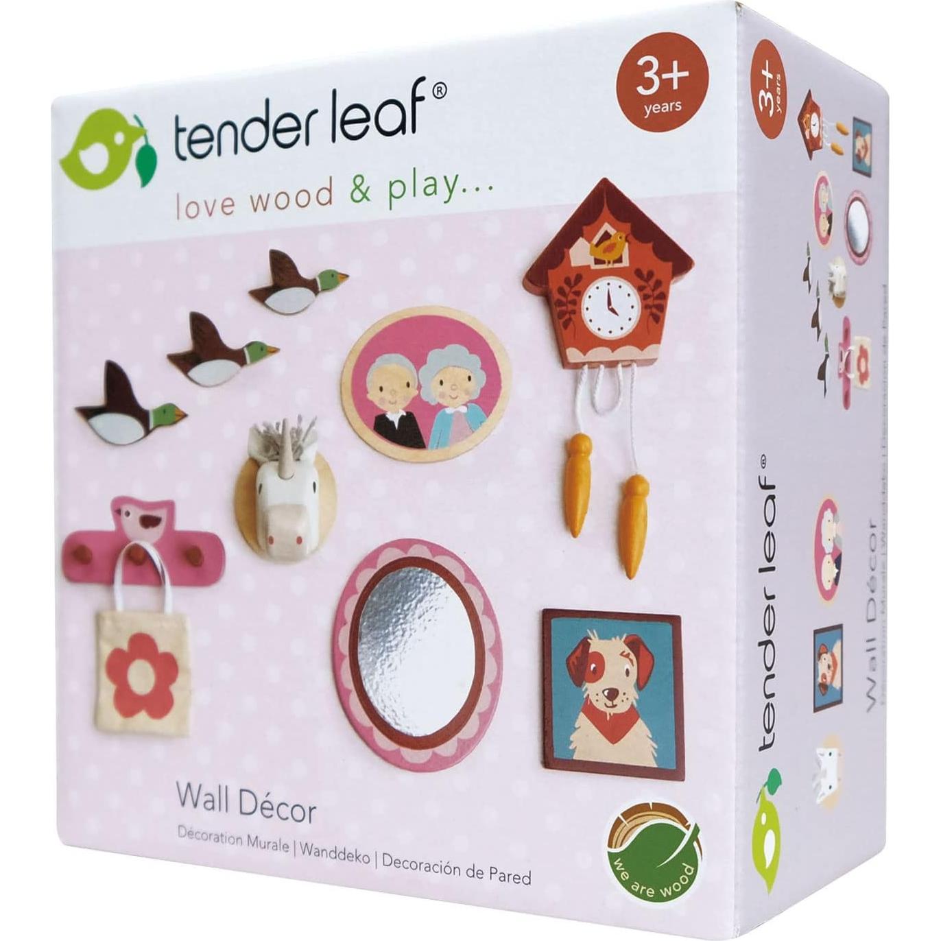 Kit de Decoración de Pared para Casa de Muñecas Tender Leaf - 10 Piezas