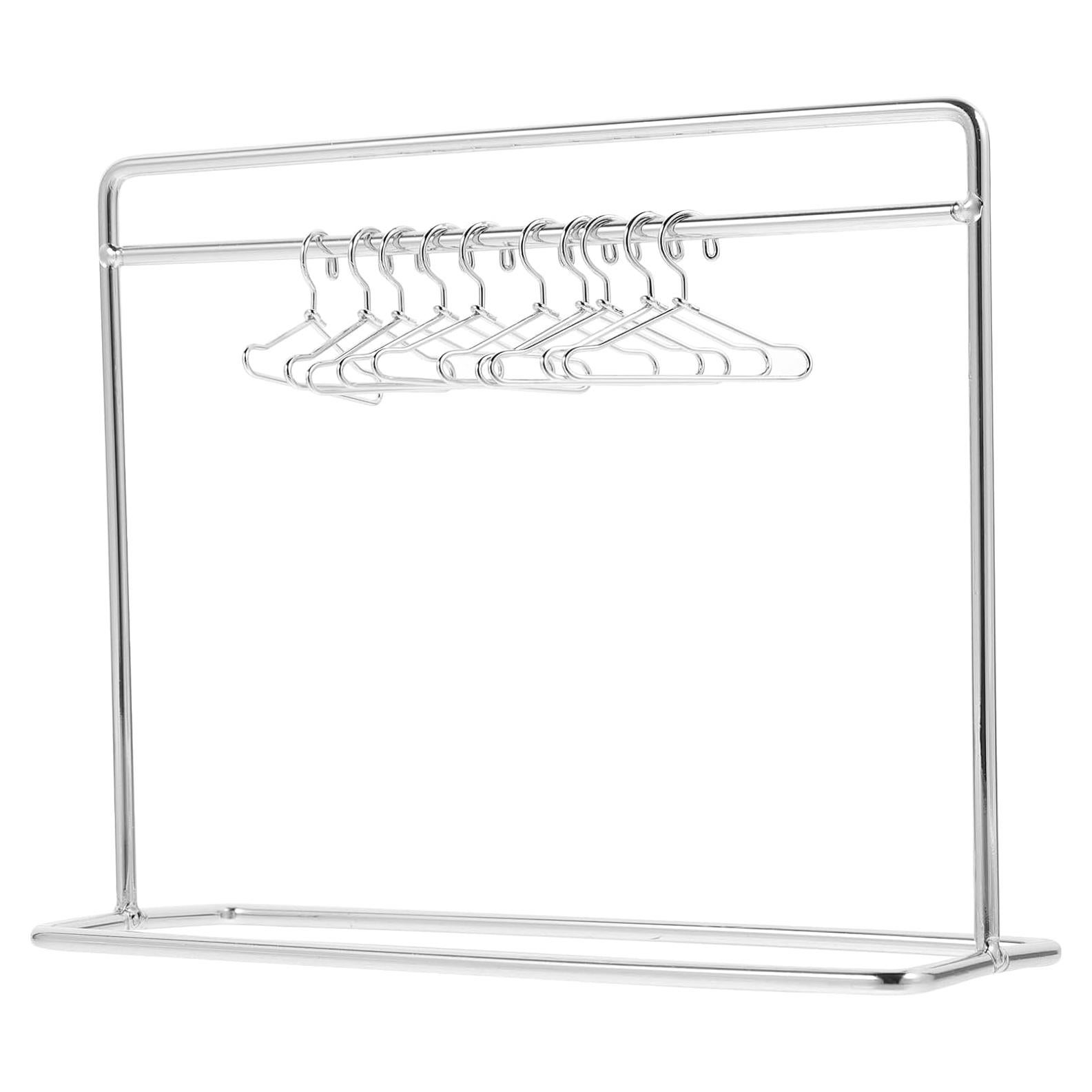 Conjunto de Percheros de Ropa de Muñeca Toddmomy - Hierro Miniatura