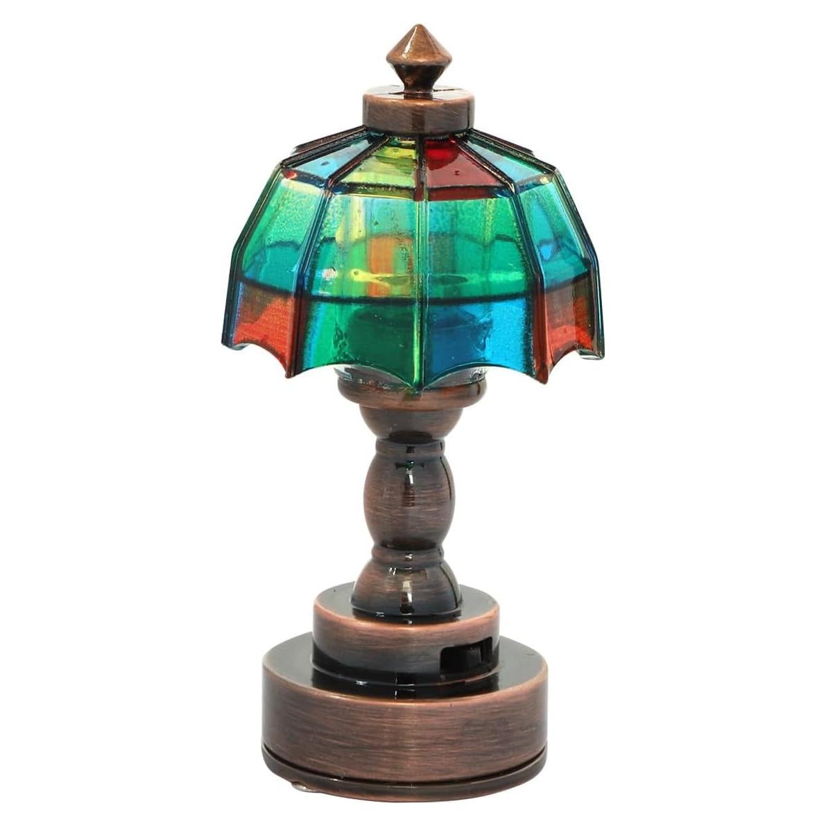 Lámpara de Mesa de Mosaico iLAND 1:12 con Batería LED