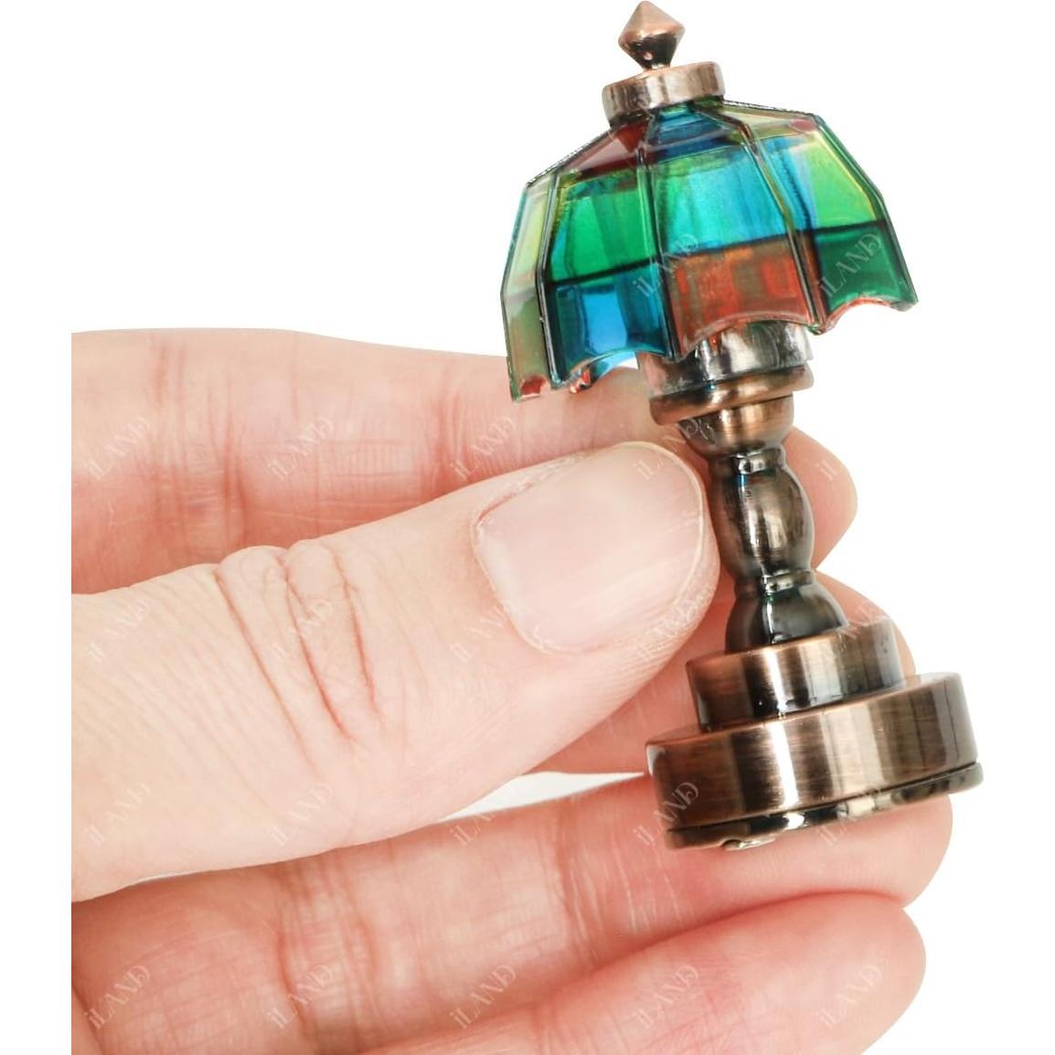 Lámpara de Mesa de Mosaico iLAND 1:12 con Batería LED