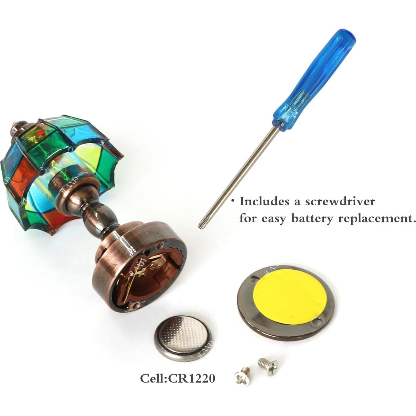 Lámpara de Mesa de Mosaico iLAND 1:12 con Batería LED