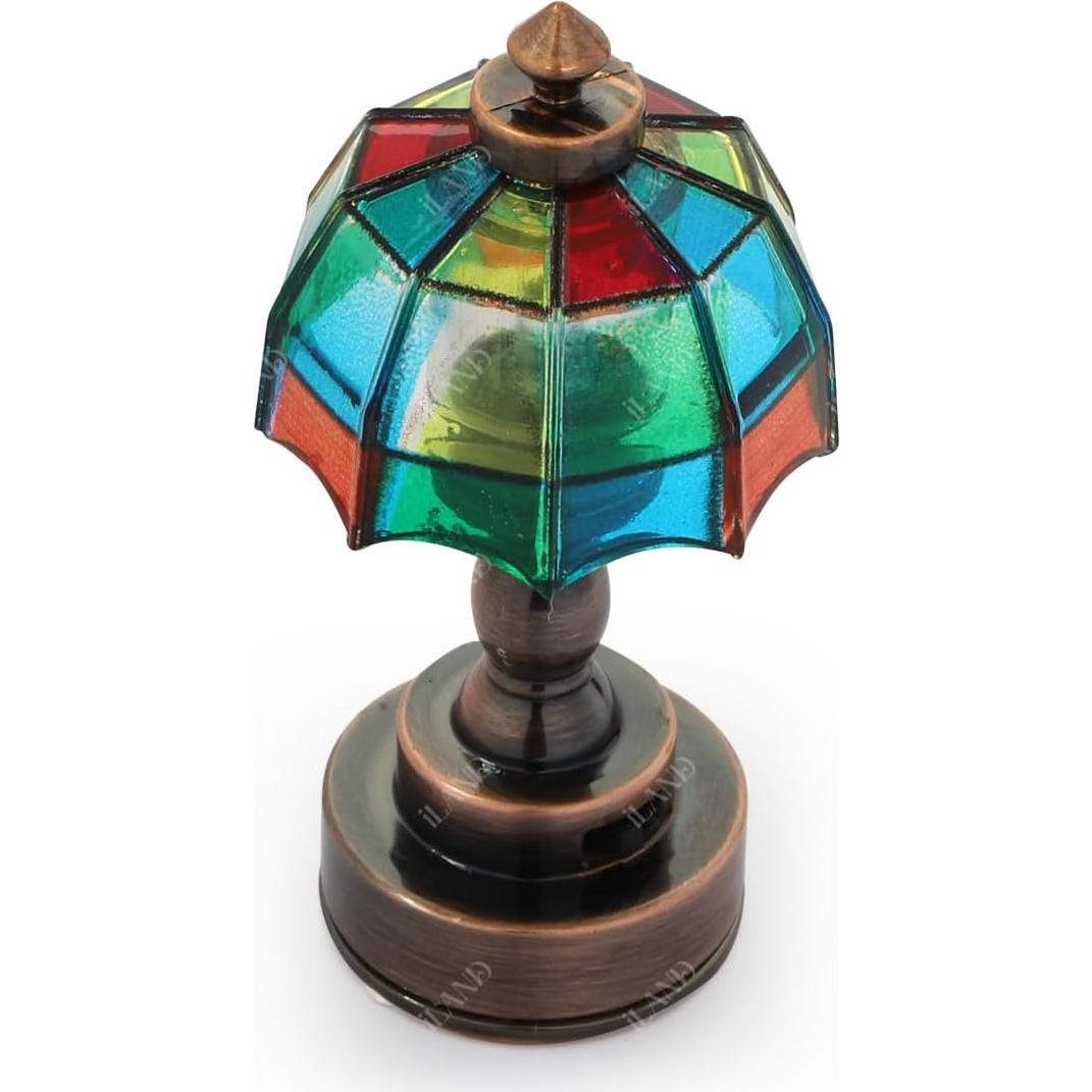 Lámpara de Mesa de Mosaico iLAND 1:12 con Batería LED