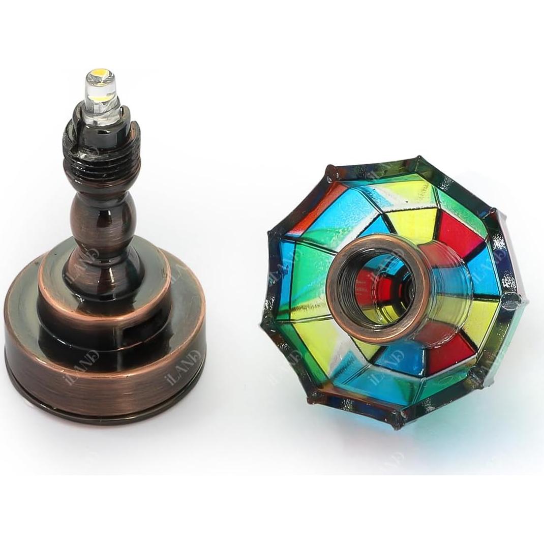 Lámpara de Mesa de Mosaico iLAND 1:12 con Batería LED