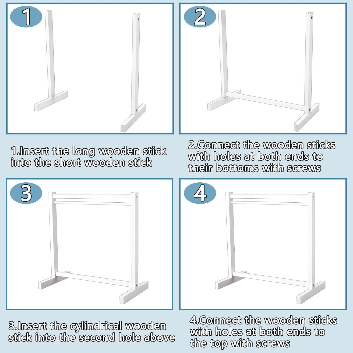 Perchero de Ropa para Muñecas Civaner 11 Pcs Blanco 30 cm