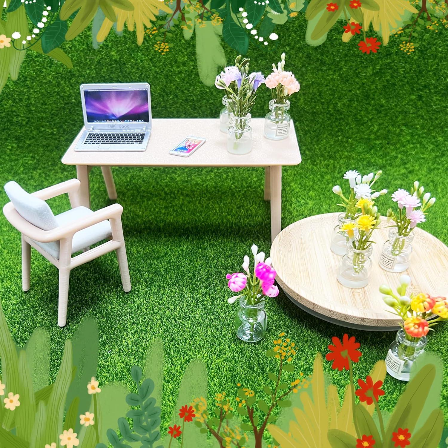 Juego de 10 Plantas Miniatura que Brillan en la Oscuridad