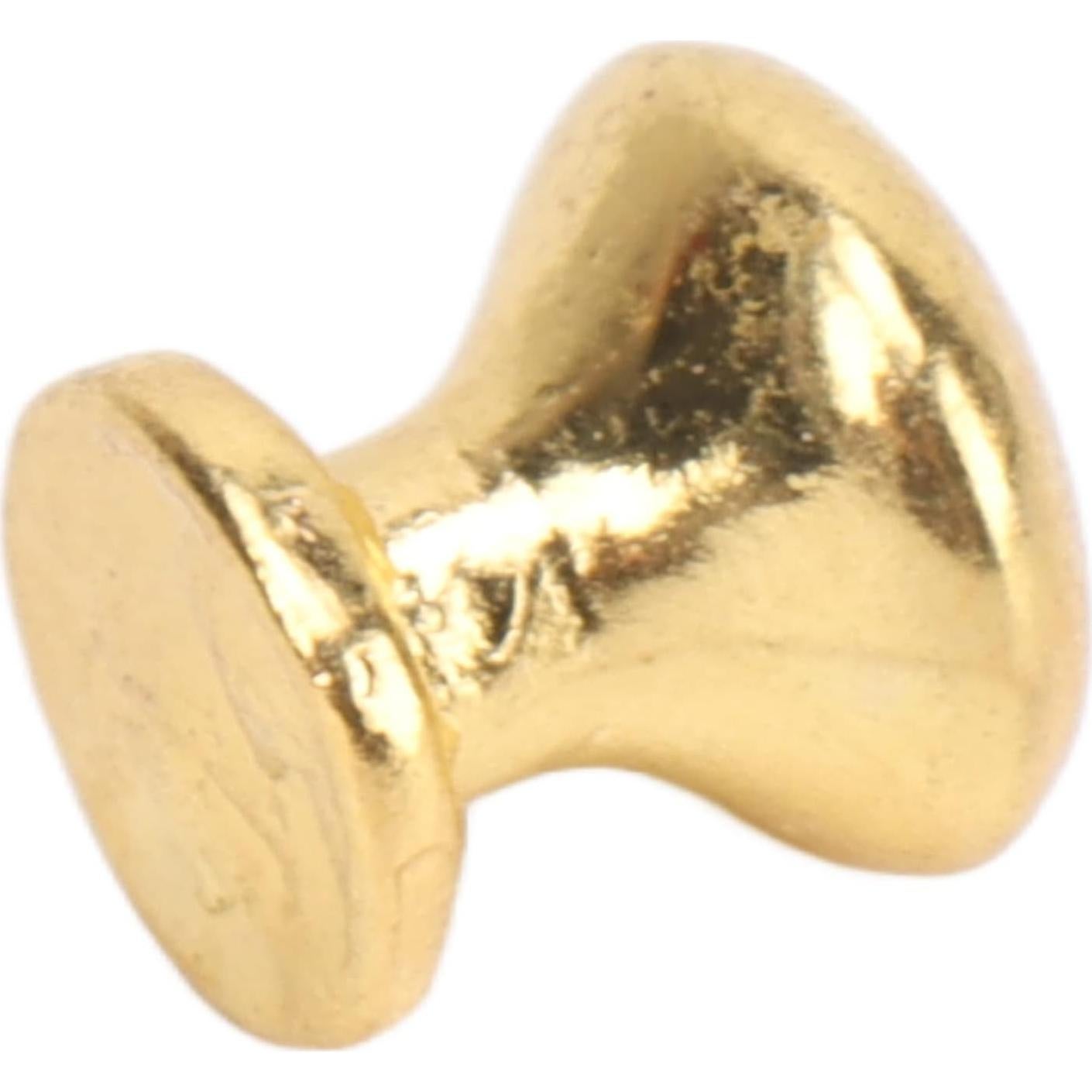 Manijas de Puerta para Casa de Muñecas Keenso 8 Pcs Metal Dorado