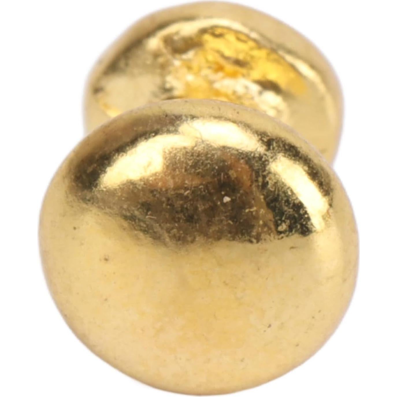 Manijas de Puerta para Casa de Muñecas Keenso 8 Pcs Metal Dorado