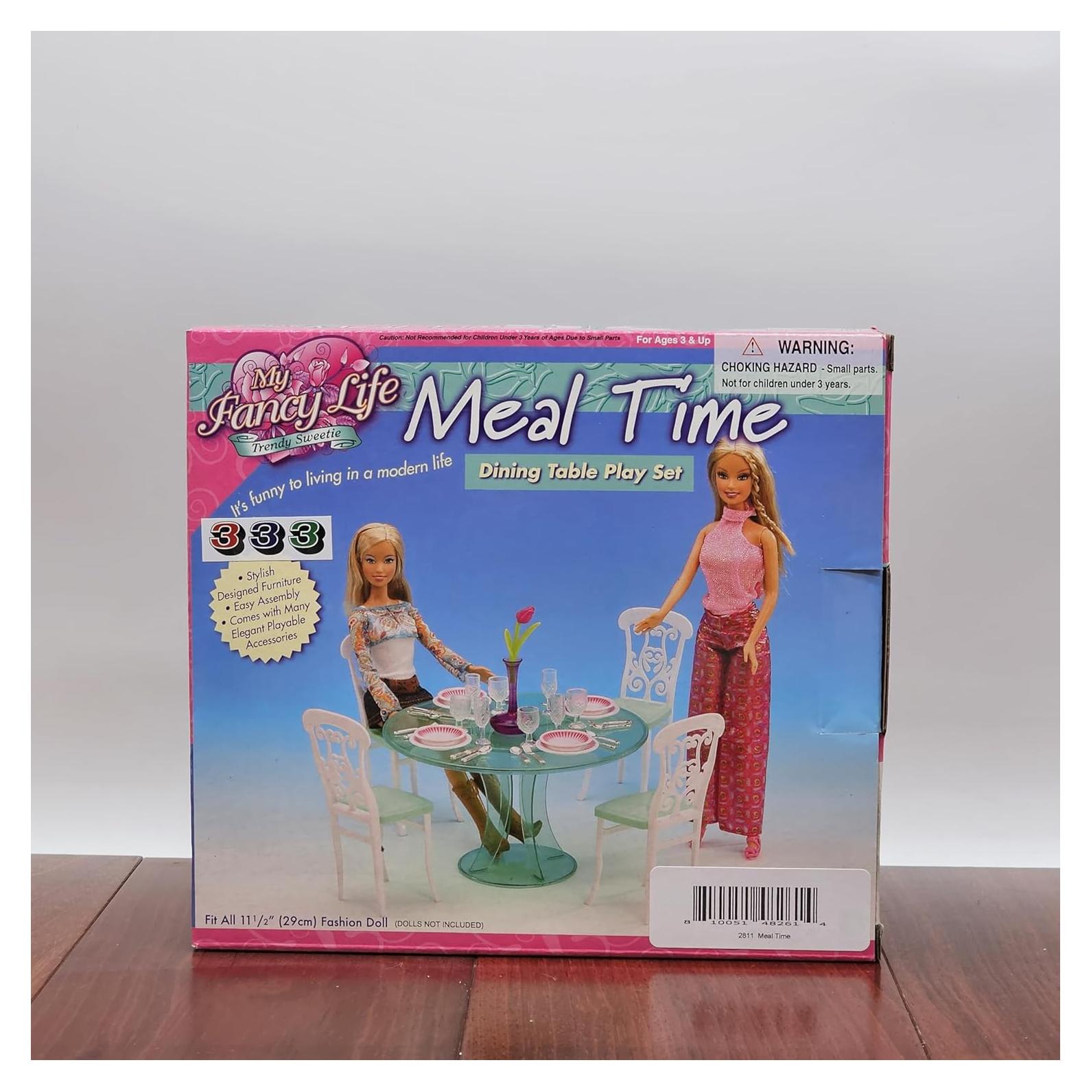 Juego de Mesa de Comedor para Muñecas 29cm Gloria