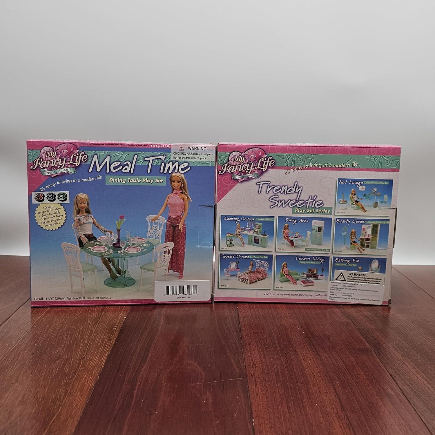 Juego de Mesa de Comedor para Muñecas 29cm Gloria