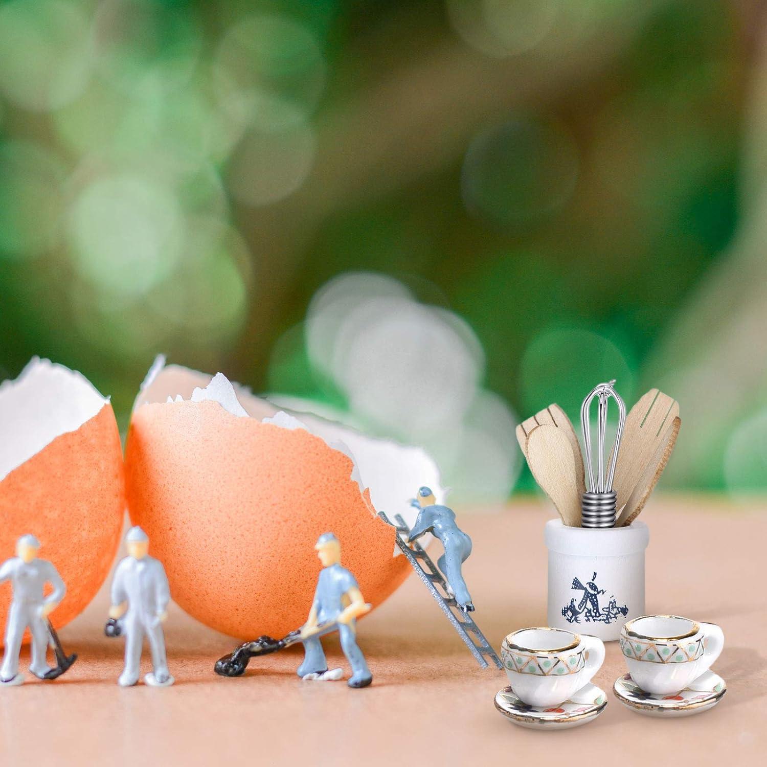 Skylety 37 Piezas Miniaturas Cocina Casa de Muñecas Flora Bloom