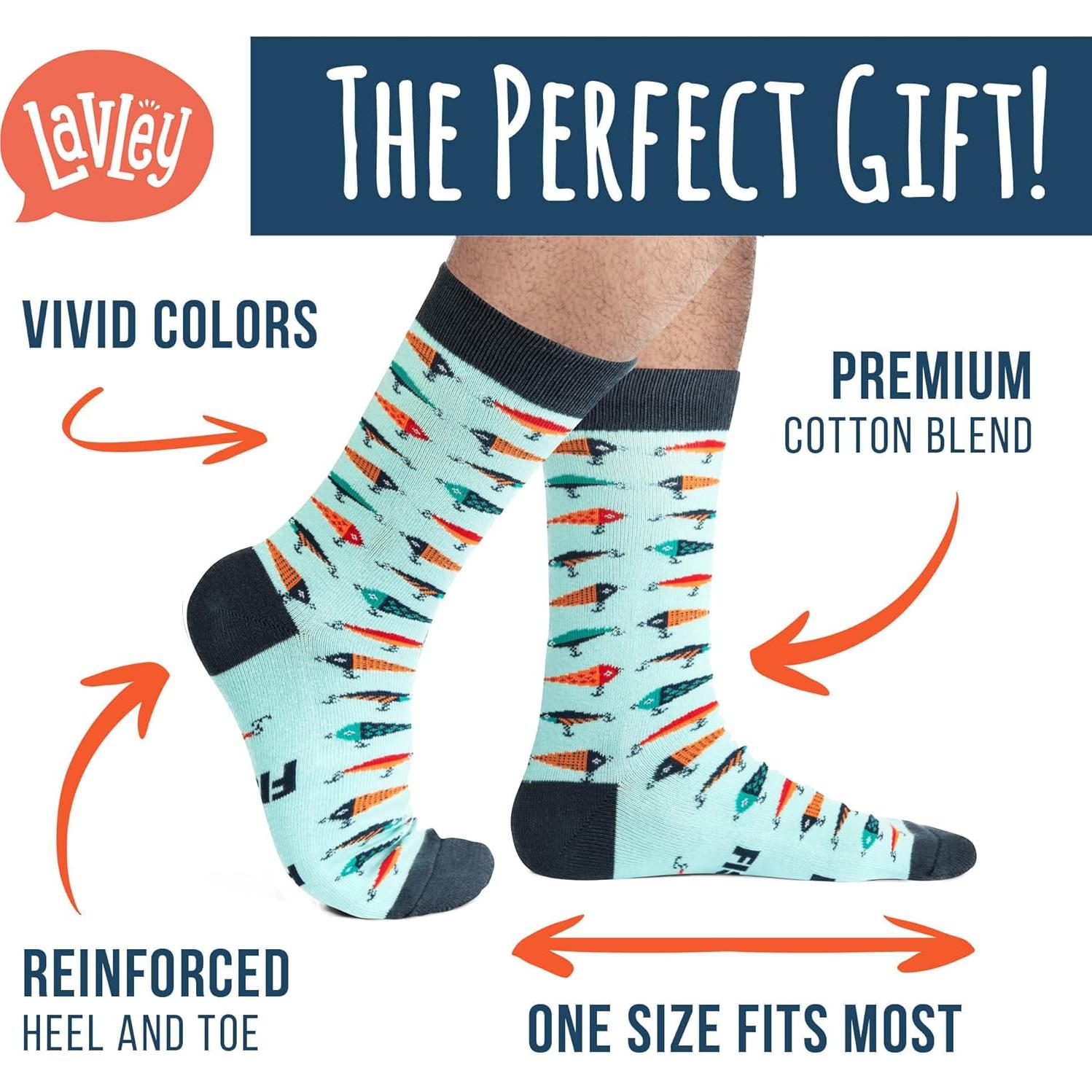 Calcetines Divertidos Lavley para Ciclistas - Unisex
