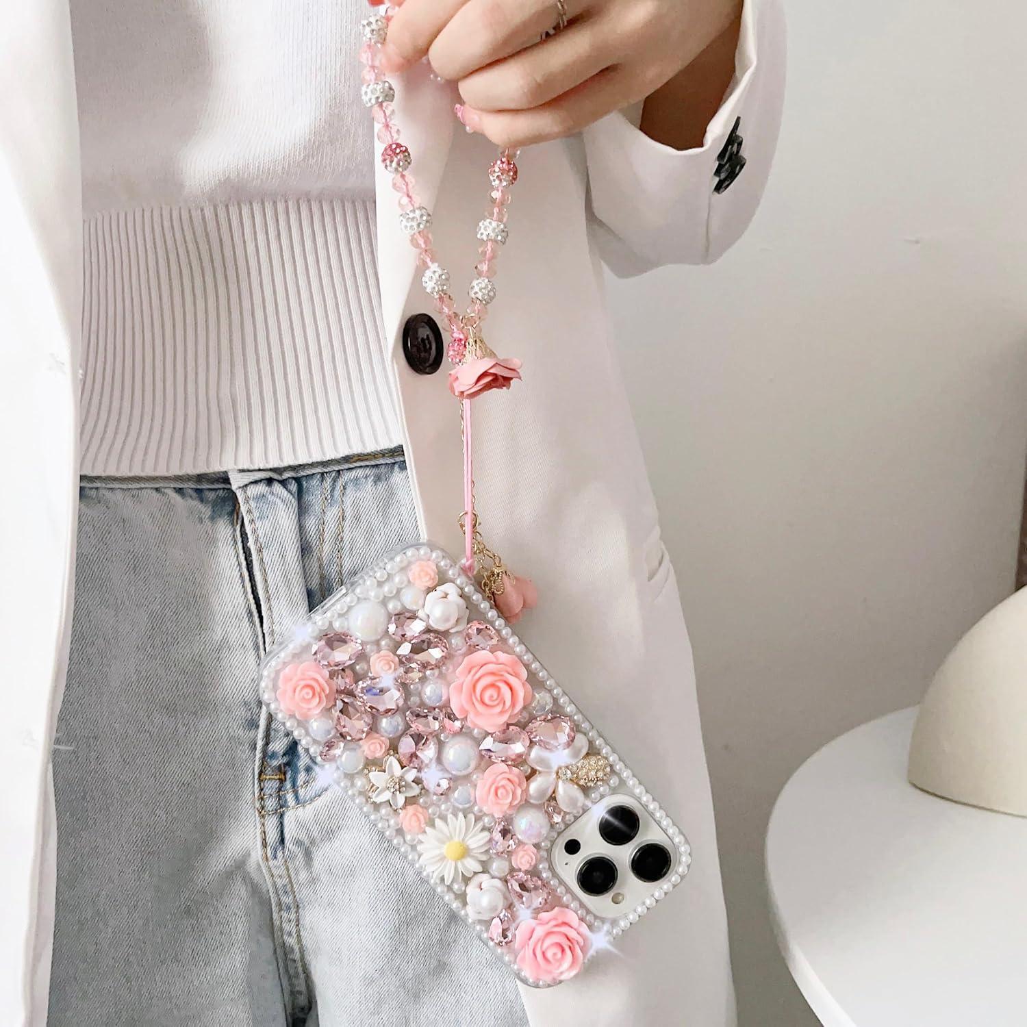 Funda Brillante Rosa para Moto G Power 5G 2024 - SupShop