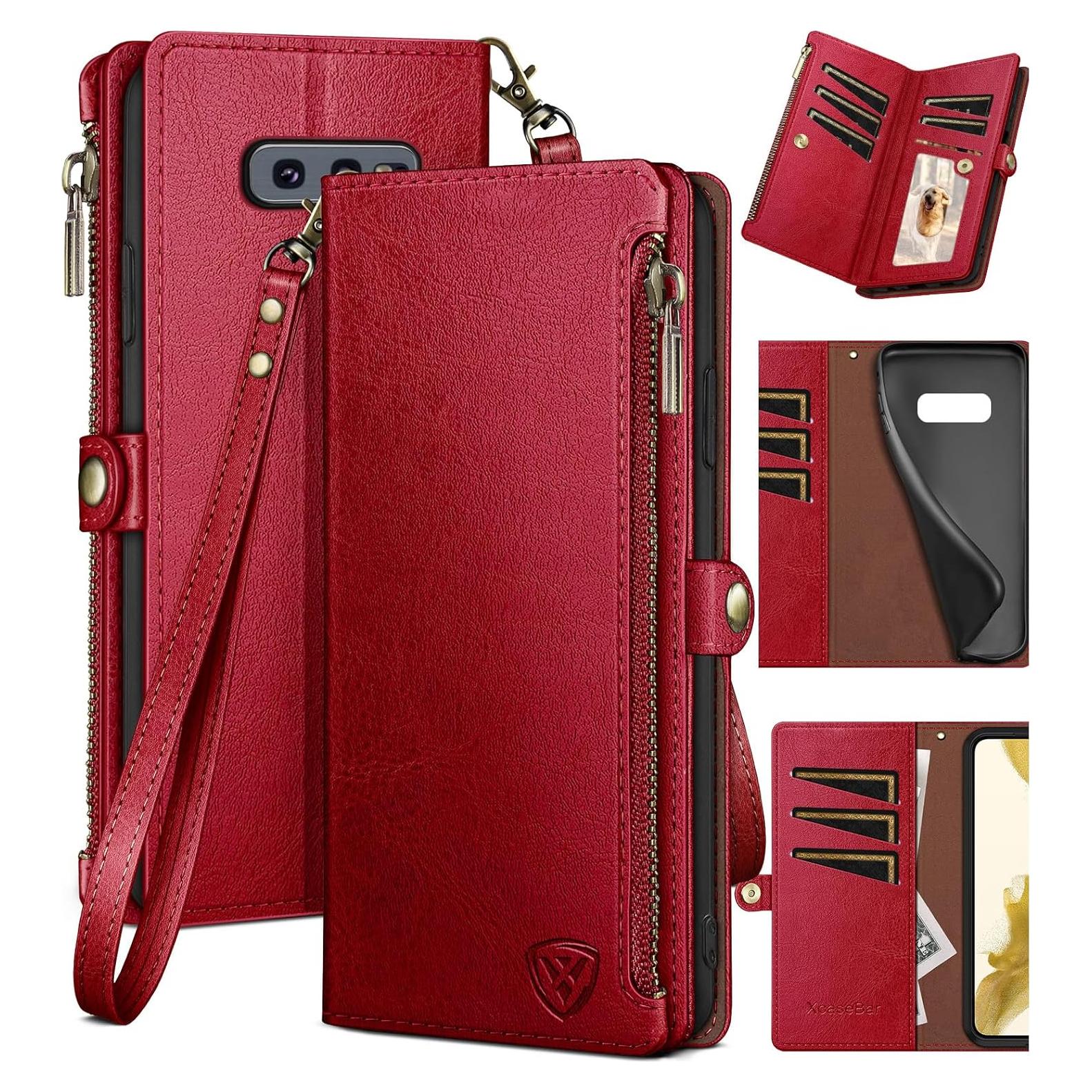 Funda XcaseBar para Samsung Galaxy S10E con billetera y RFID